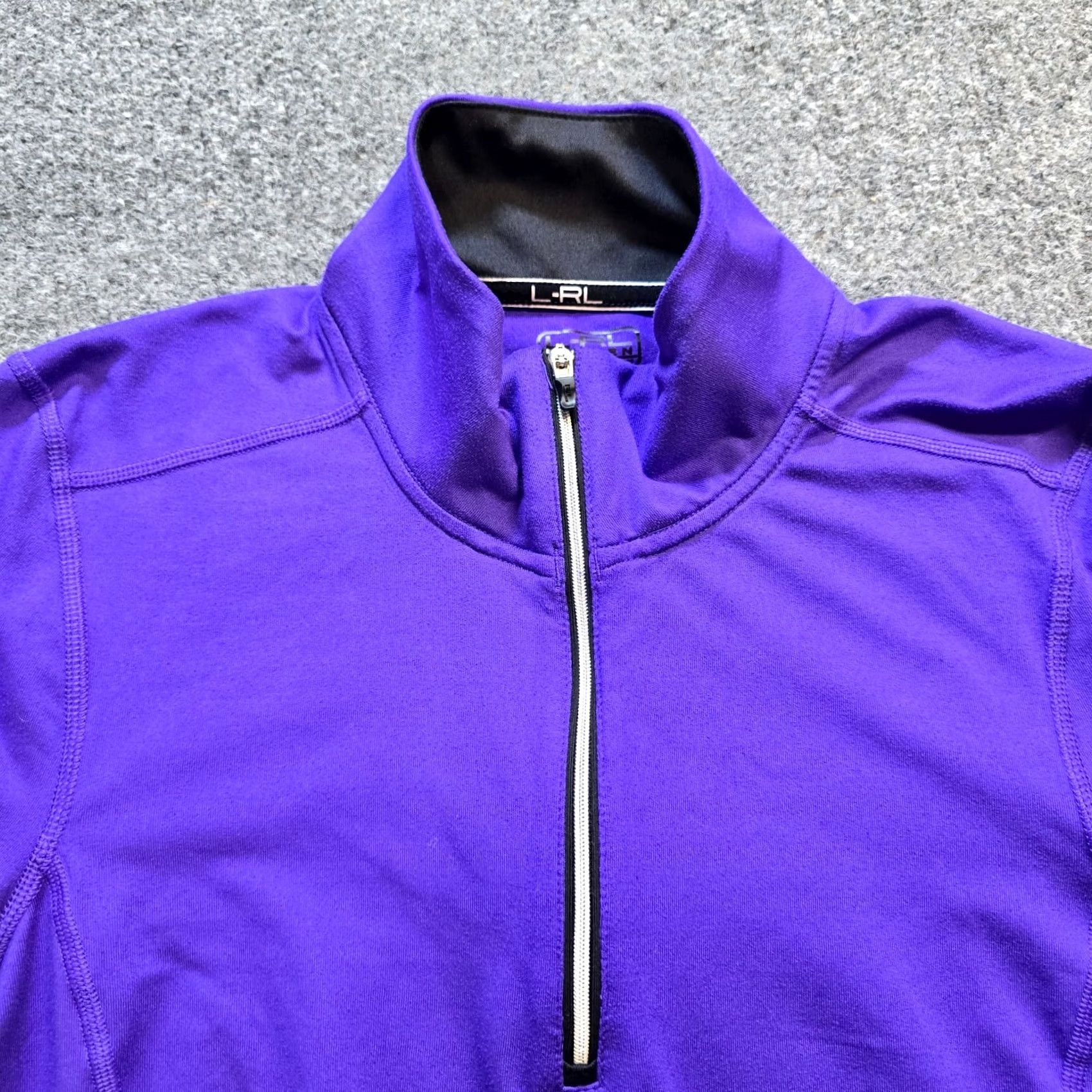 Ralph Lauren Lauren Ralph Lauren Top Sweatshirt Womens Size M Purple 1/4 Zip Performance Stretch Size M / US 6-8 / IT 42-44 - 2 Thumbnail