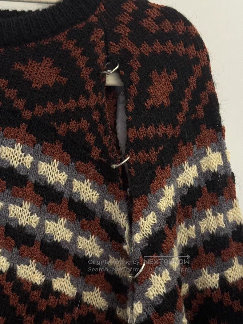 Raf Simons Raf Simons Silver Metallic Ring Knit Sweater Size US M / EU 48-50 / 2 - 6 Thumbnail