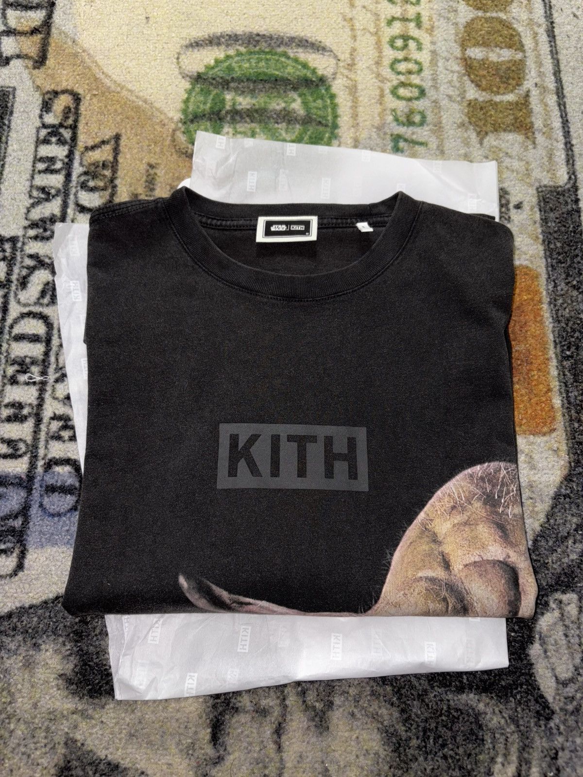 Kith × Star Wars Kith x Star Wars Yoda Vintage Tee Black PH Size US M / EU 48-50 / 2 - 1 Thumbnail