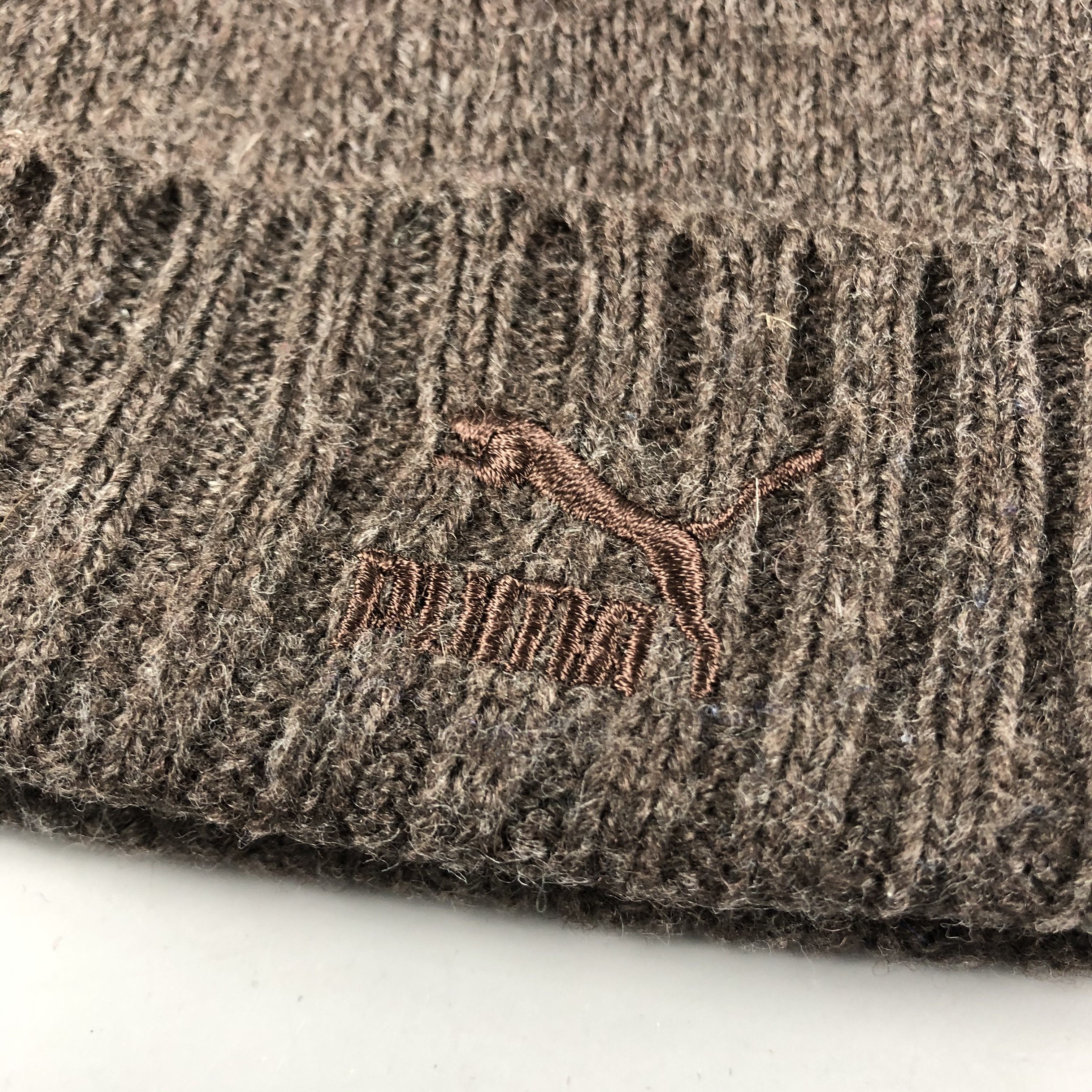 Puma × Vintage Puma Bobble Beanie Snow Hat Snow Cap -D1053 Size ONE SIZE - 5 Thumbnail