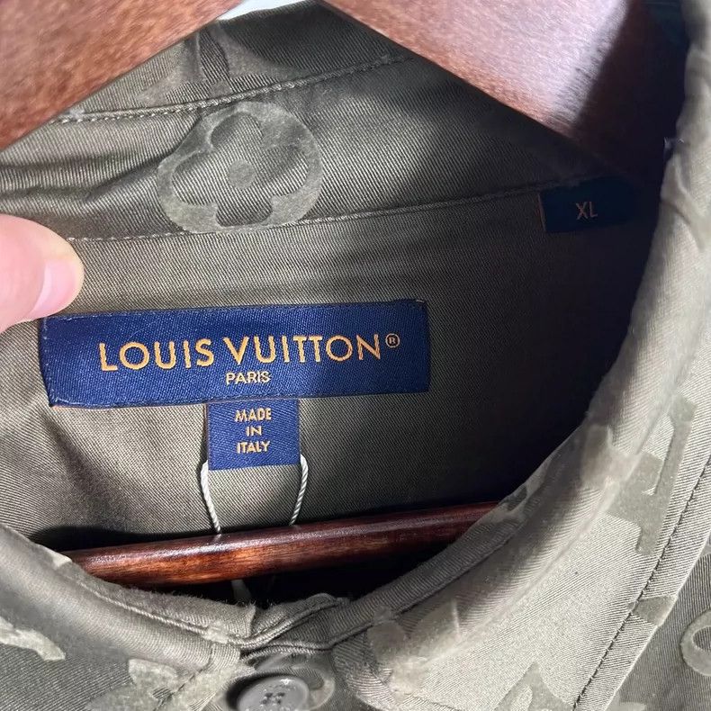 Louis Vuitton Full-print flocked coat 2504-Nextarrow