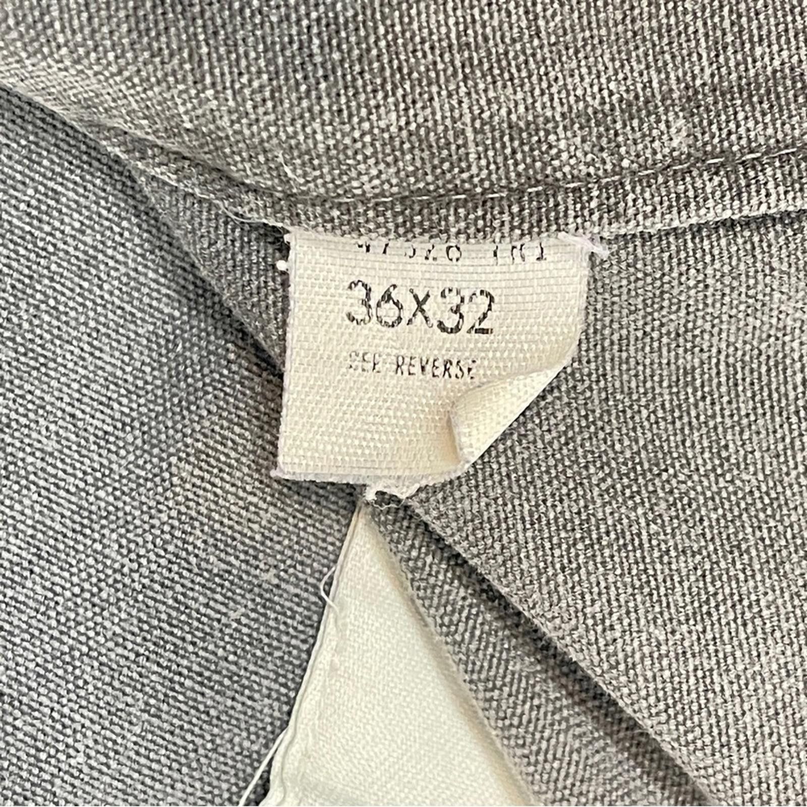 Haggar Haggar Casuals Men's Gray Pants size 36/32 Size 44R - 6 Thumbnail