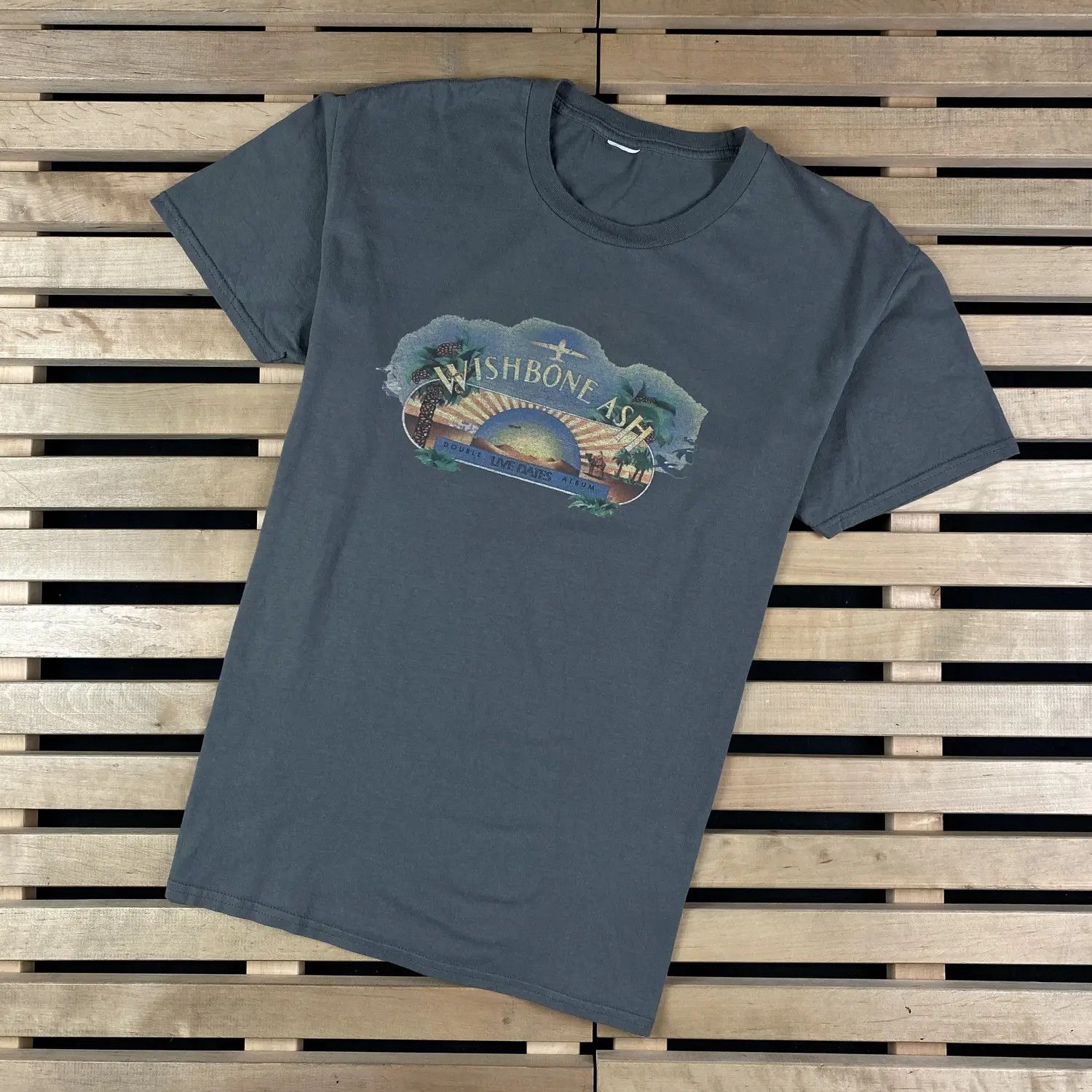 Band Tees Men’s Rock T-Shirt Wishbone Ash Vintage Size M-L Size US M / EU 48-50 / 2 - 1 Thumbnail