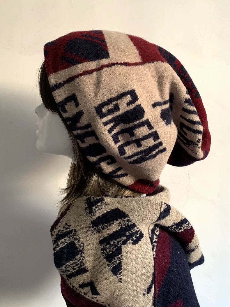 Vivienne Westwood Vivienne Westwood Knitted hat witch scarf set Size ONE SIZE - 2 Thumbnail