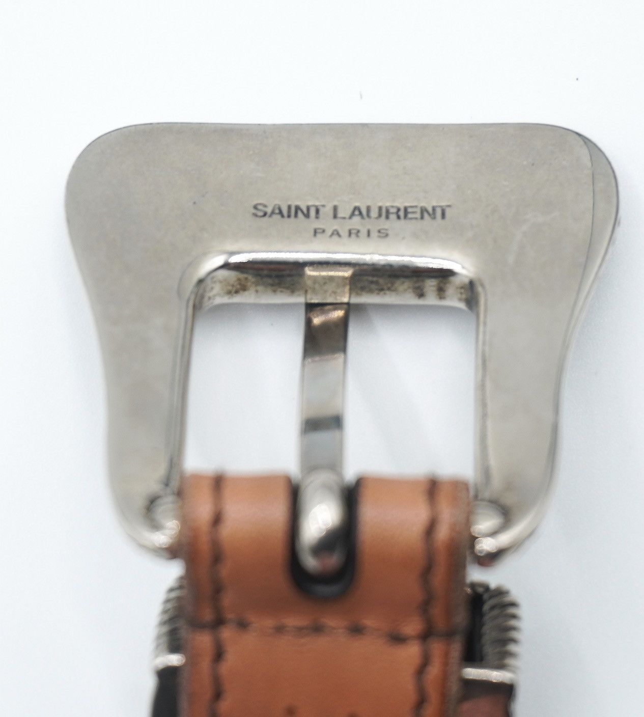 Saint Laurent Paris Saint Laurent by Hedi Slimane S/S 2014 Western Belt 85 Size 32 - 4 Thumbnail