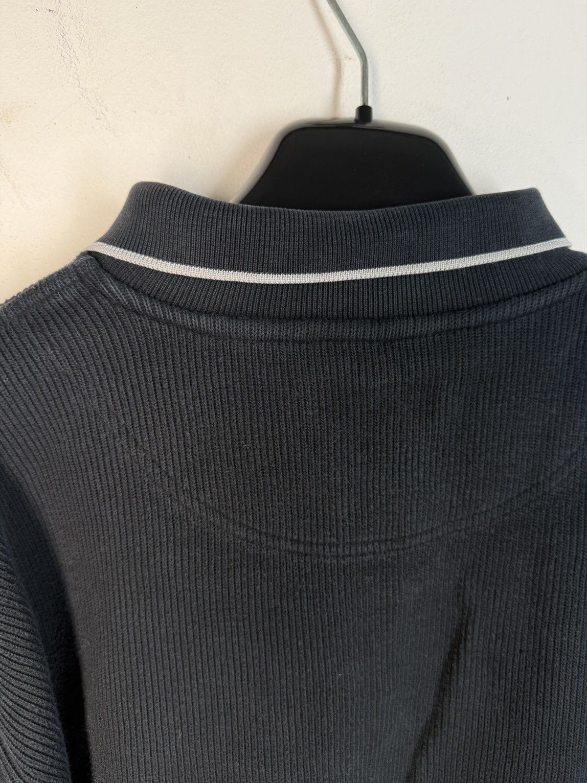 Yves Saint Laurent 90s YSL Sweatshirt 1/4 Quarter Zip Black Vintage Sweater Size US XL / EU 56 / 4 - 10 Thumbnail