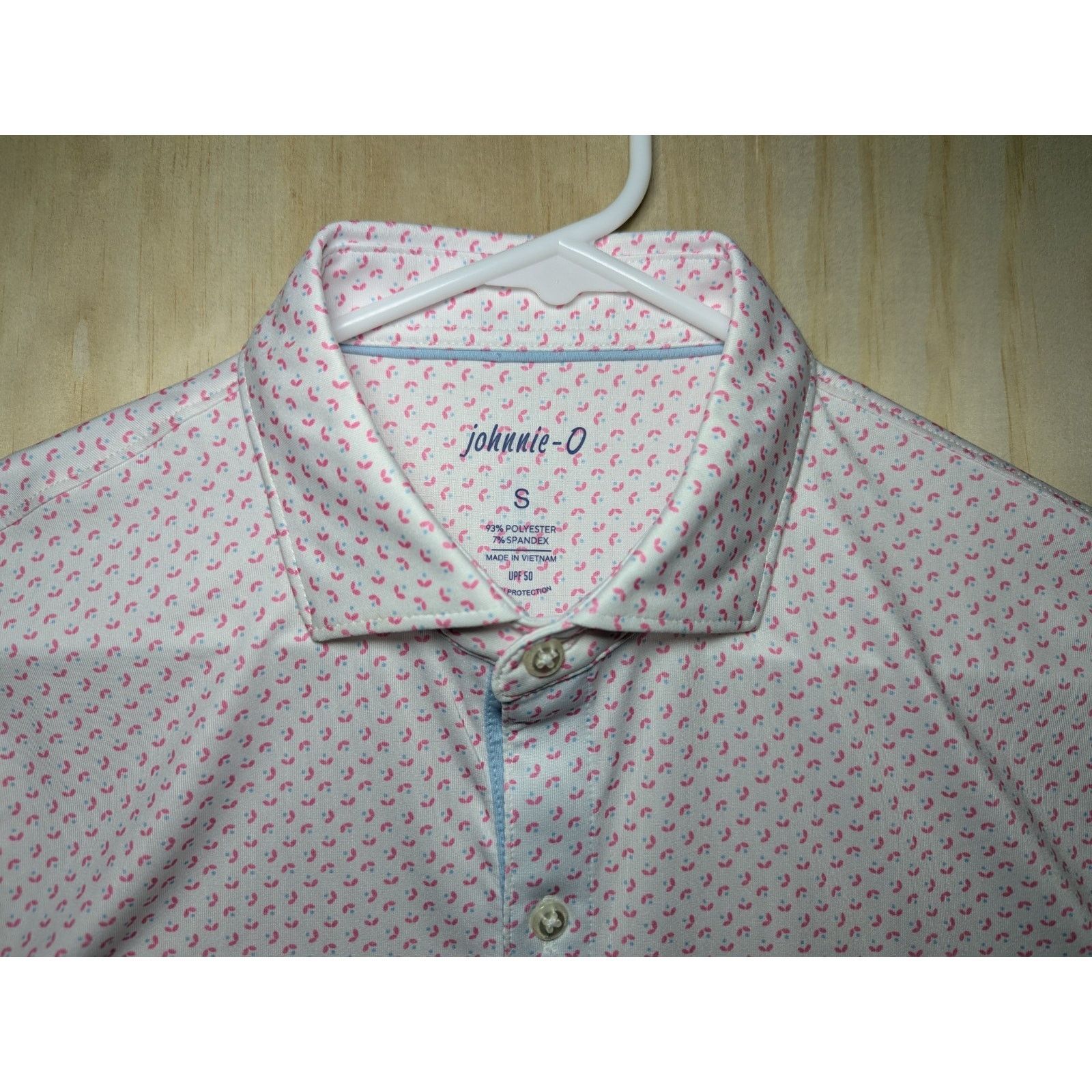 johnnie-O Johnnie-O Men's Small Polo Baha Mar Bahamas Flag Golf Size US S / EU 44-46 / 1 - 7 Thumbnail