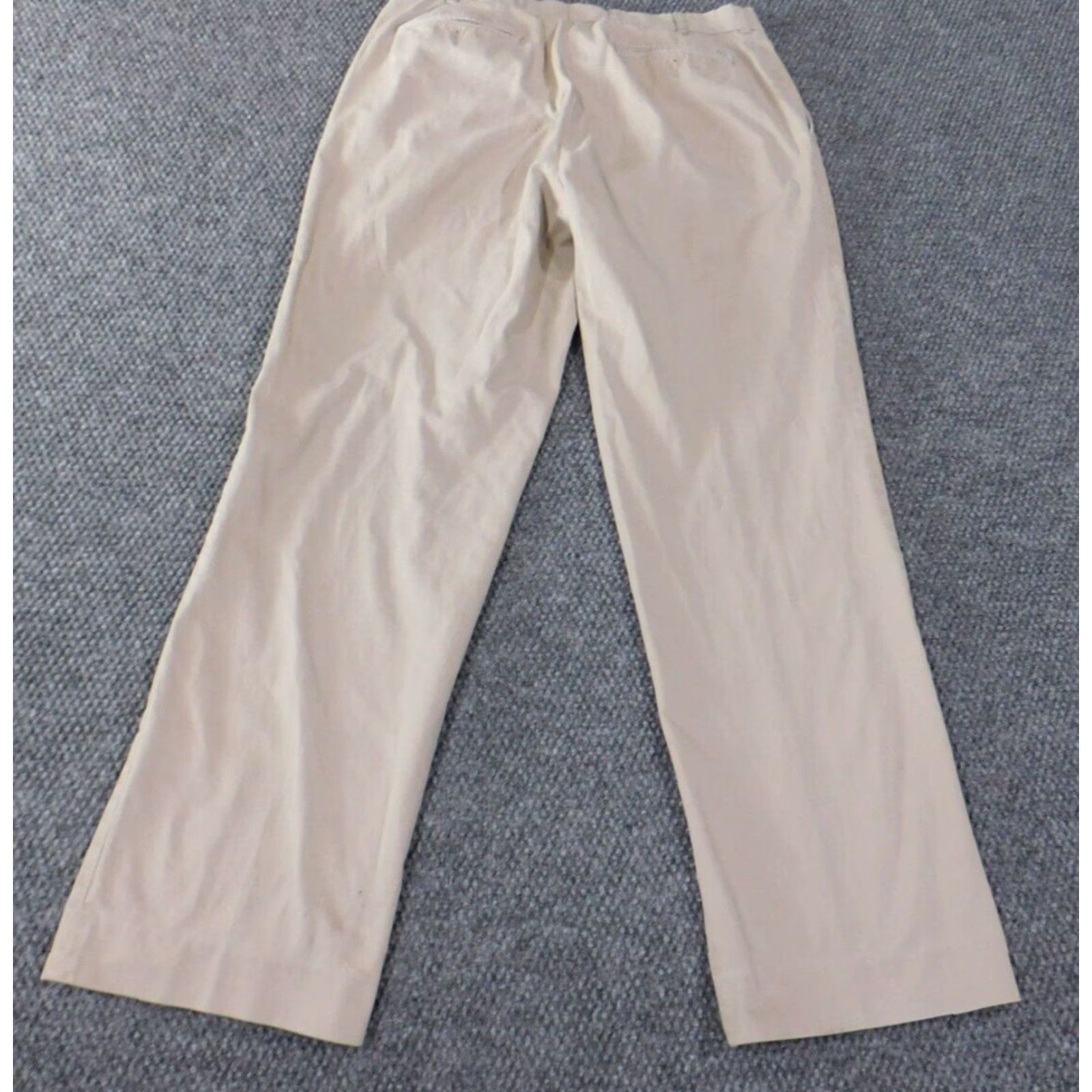 Southern Tide southern tide Pants 33x30 Mens Beige Chino Straight Golf Classic Workwear Regular Inseam 30 Front Flat Front Button Pockets Beige Mens Pants Size US 33 - 7 Thumbnail