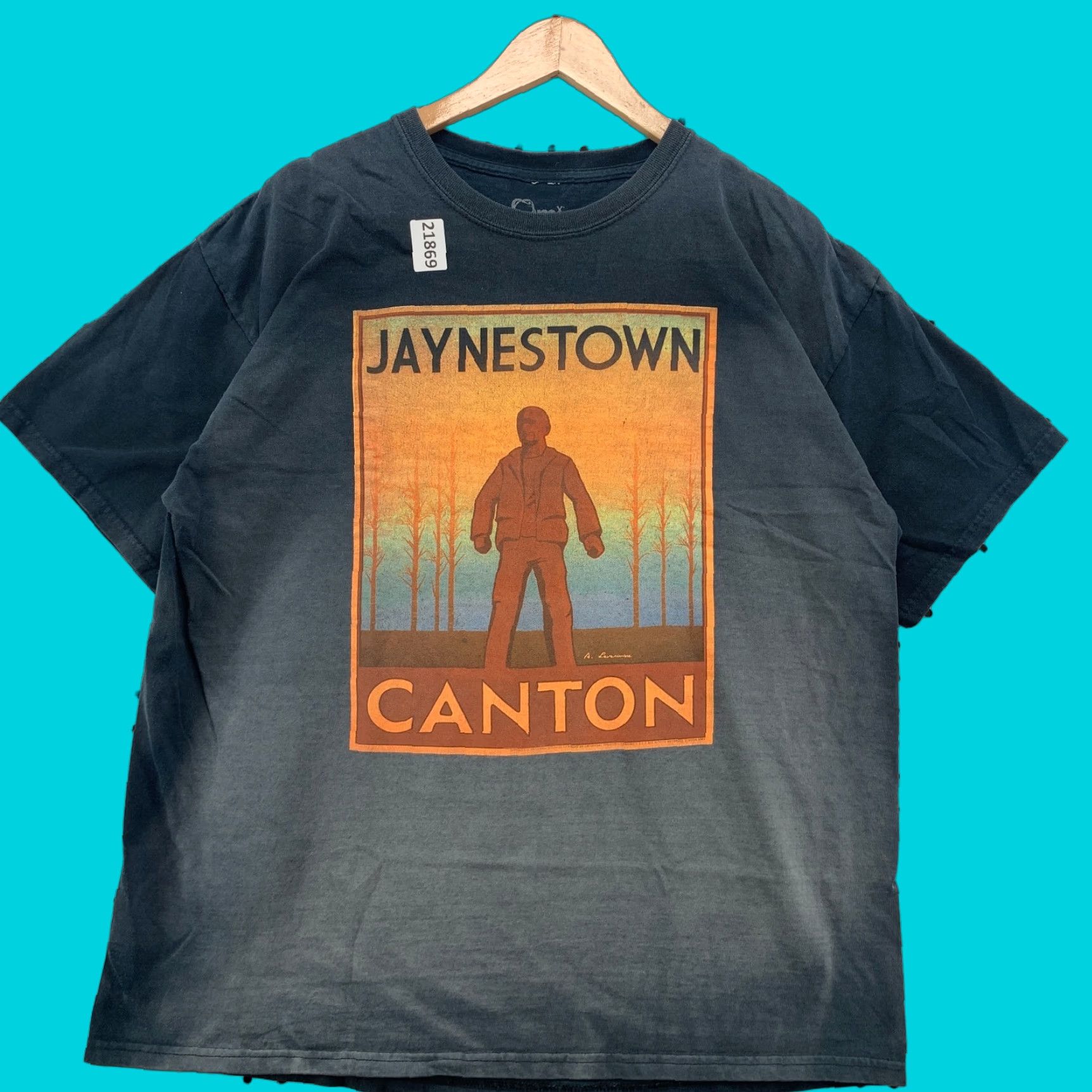Vintage VINTAGE Jaynestown Canton Shirt Mens XL Faded Gray Serenity 23x29 Short Sleeve Shirt Mens XL Gray 23x29 Serenity Band Music Size US XL / EU 56 / 4 - 1 Thumbnail