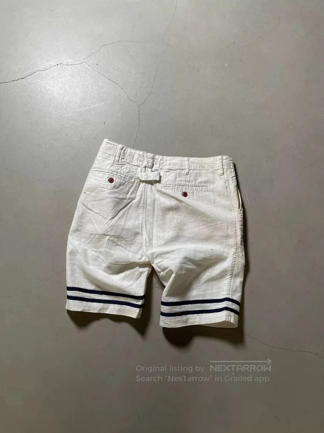 Vintage Vintage 90s Retro Sailor Shorts. Size US 28 / EU 44 - 2 Thumbnail
