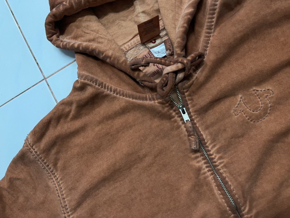 True Religion 2000s TRUE RELIGION BIG T-ZIP HOODIE RARE COLOUR Size US M / EU 48-50 / 2 - 12 Thumbnail