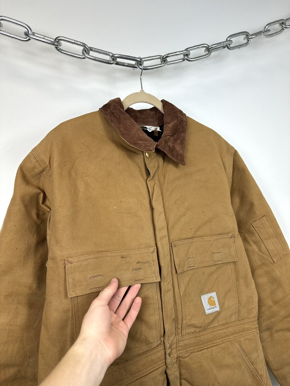Carhartt Vintage 90s Carhartt USA Lined Utility Arctic Detroit Jacket Size US L / EU 52-54 / 3 - 7 Thumbnail