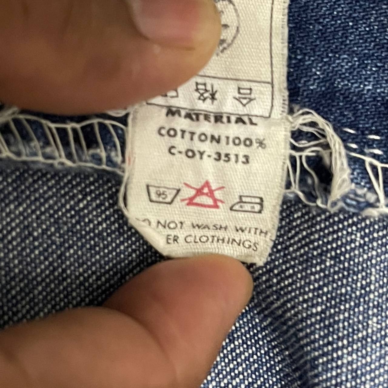 Big John Vintage Big John Cargo Denim Jeans Size US 33 - 8 Thumbnail
