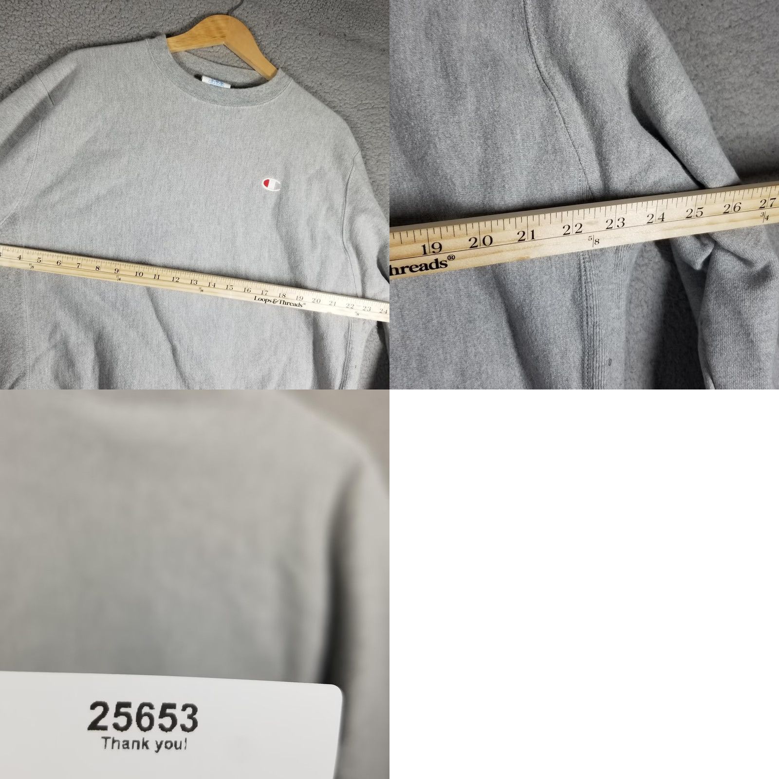 Champion VINTAGE Champion Reverse Weave Sweatshirt Mens L Gray Crewneck Fleece Pullover Y2K Size US L / EU 52-54 / 3 - 8 Thumbnail