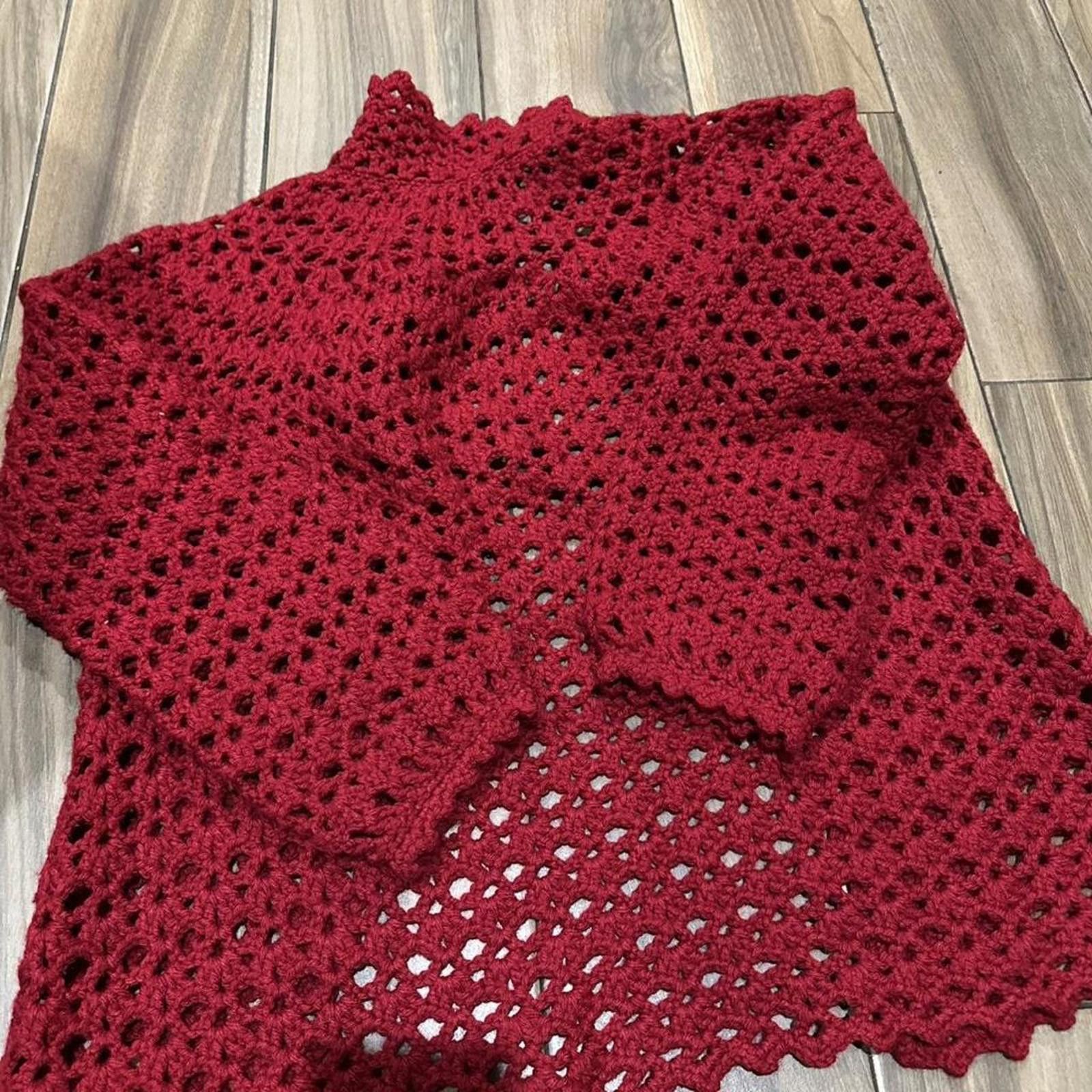 Other Crochet cardigan in red hues #crochetcardigan Size S / US 4 / IT 40 - 2 Thumbnail