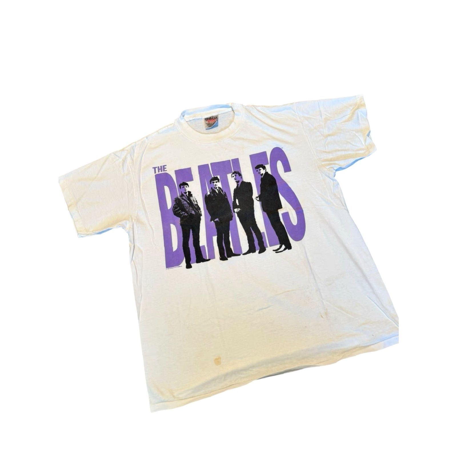 Vintage VINTAGE The Beatles T-Shirt Tour 1995 Band Big Logo White Size L Made USA Men's Shirts 90s Logo Concert Vintage 1990s Shirts Mens Size US M / EU 48-50 / 2 - 3 Thumbnail