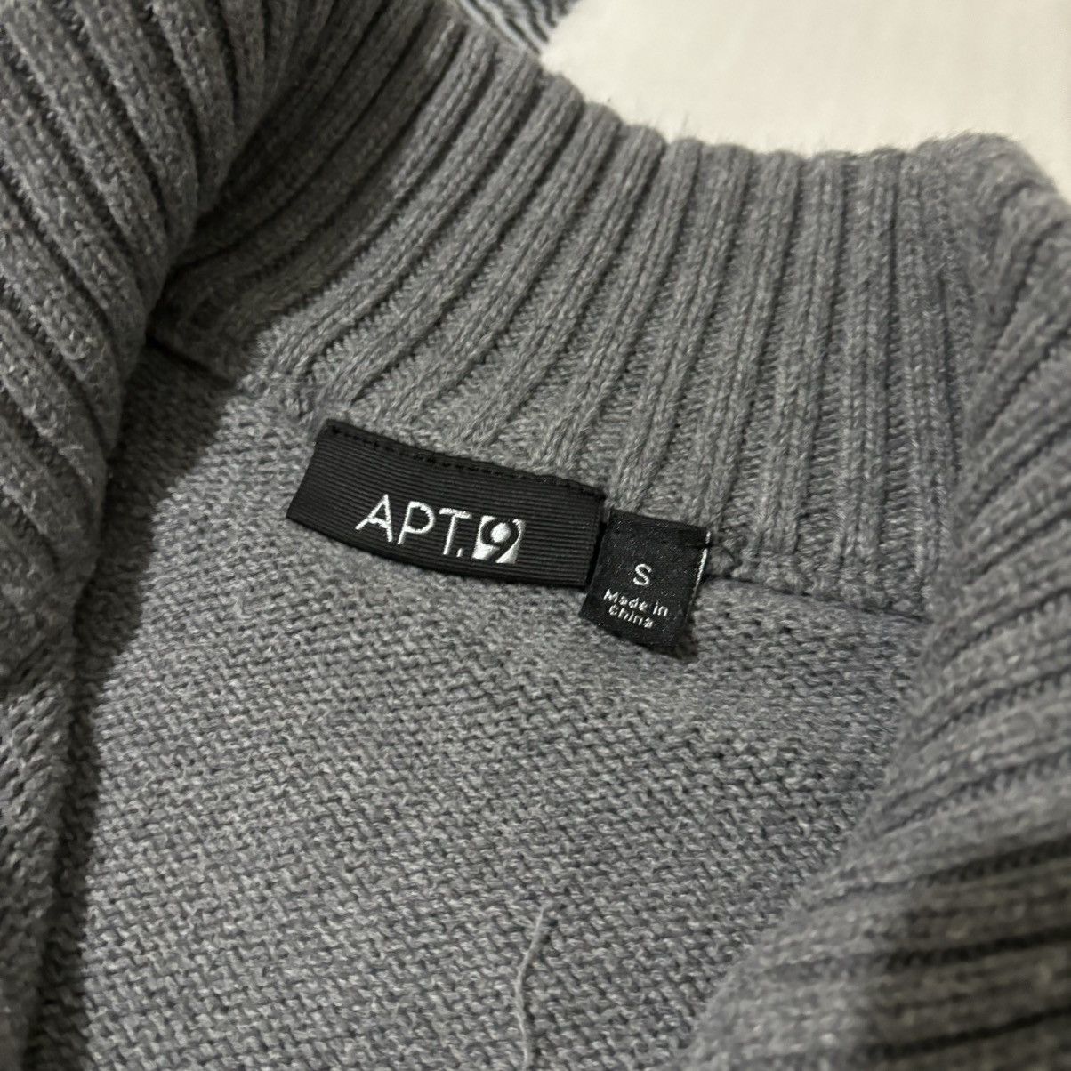 Vintage Vintage Grey Zip-Up Sweater Size US S / EU 44-46 / 1 - 3 Thumbnail