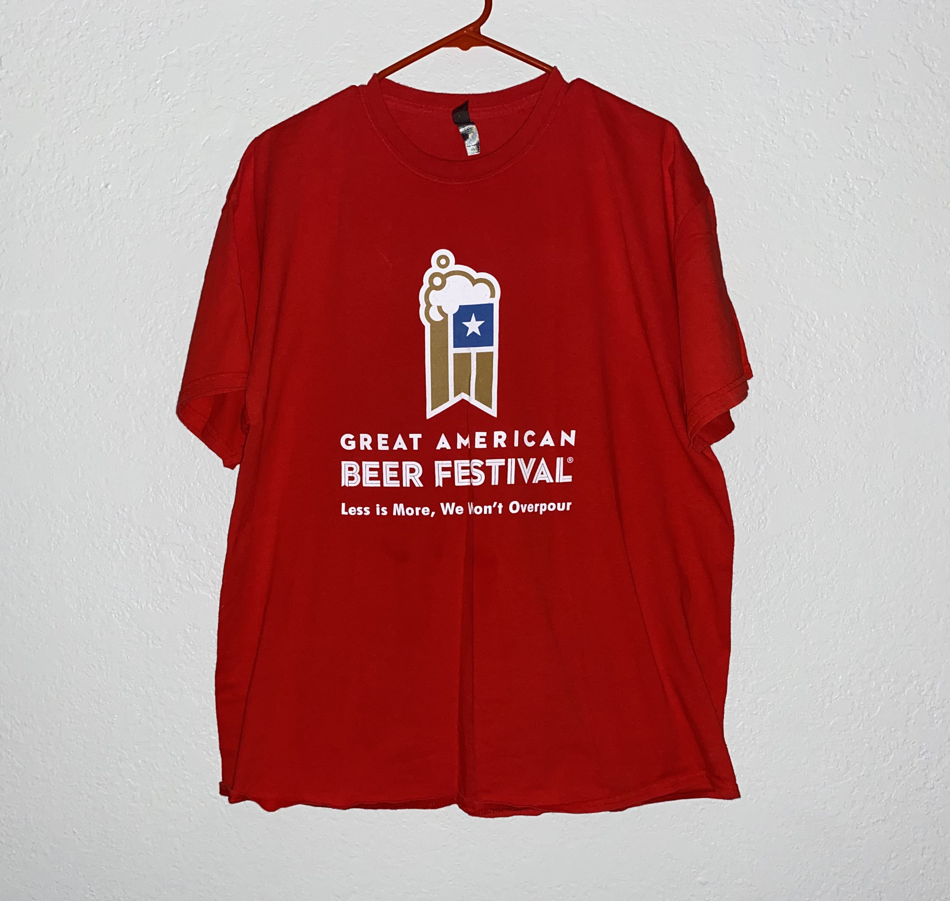 Vintage Ouray Sportswear American BEER Festival tee t shirt Denver Size US XL / EU 56 / 4 - 1 Thumbnail