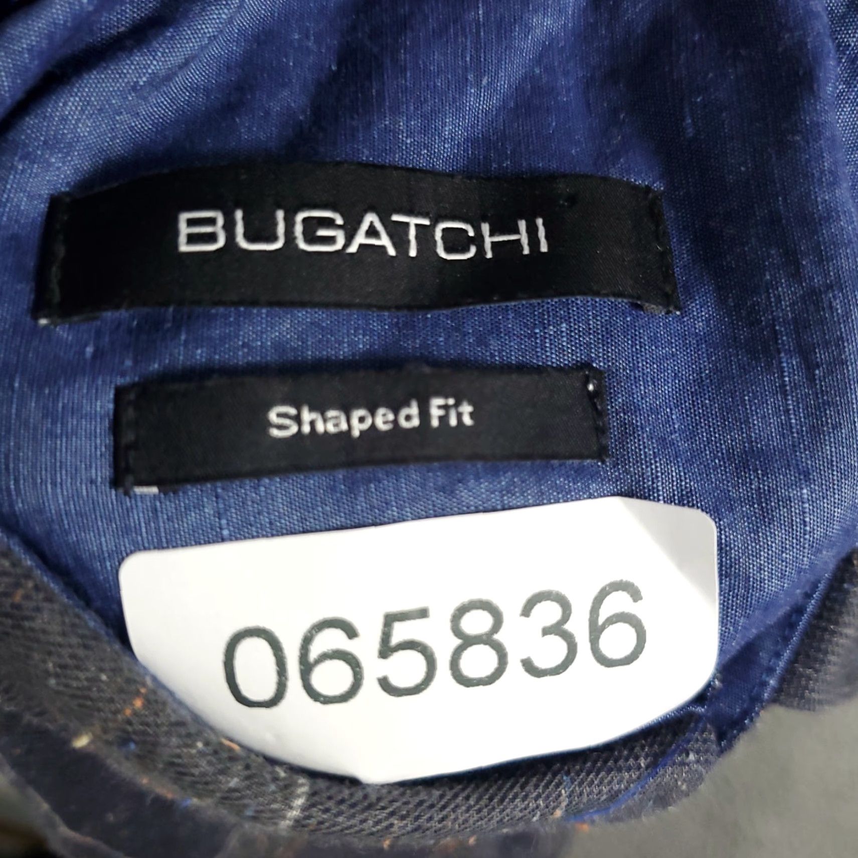 BUGATCHI Bugatchi Shirt Mens XL Gray Plaid Shaped Fit Button Up Long Sleeve Size US XL / EU 56 / 4 - 8 Thumbnail
