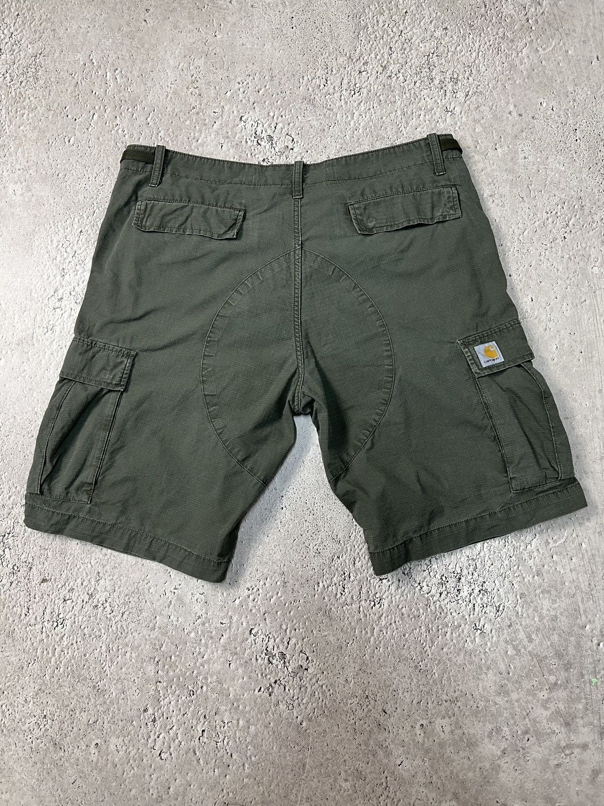 Carhartt × Vintage Carhartt Shorts Vintage CARGO Logo Style Skate Y2 Size US 38 / EU 54 - 7 Thumbnail