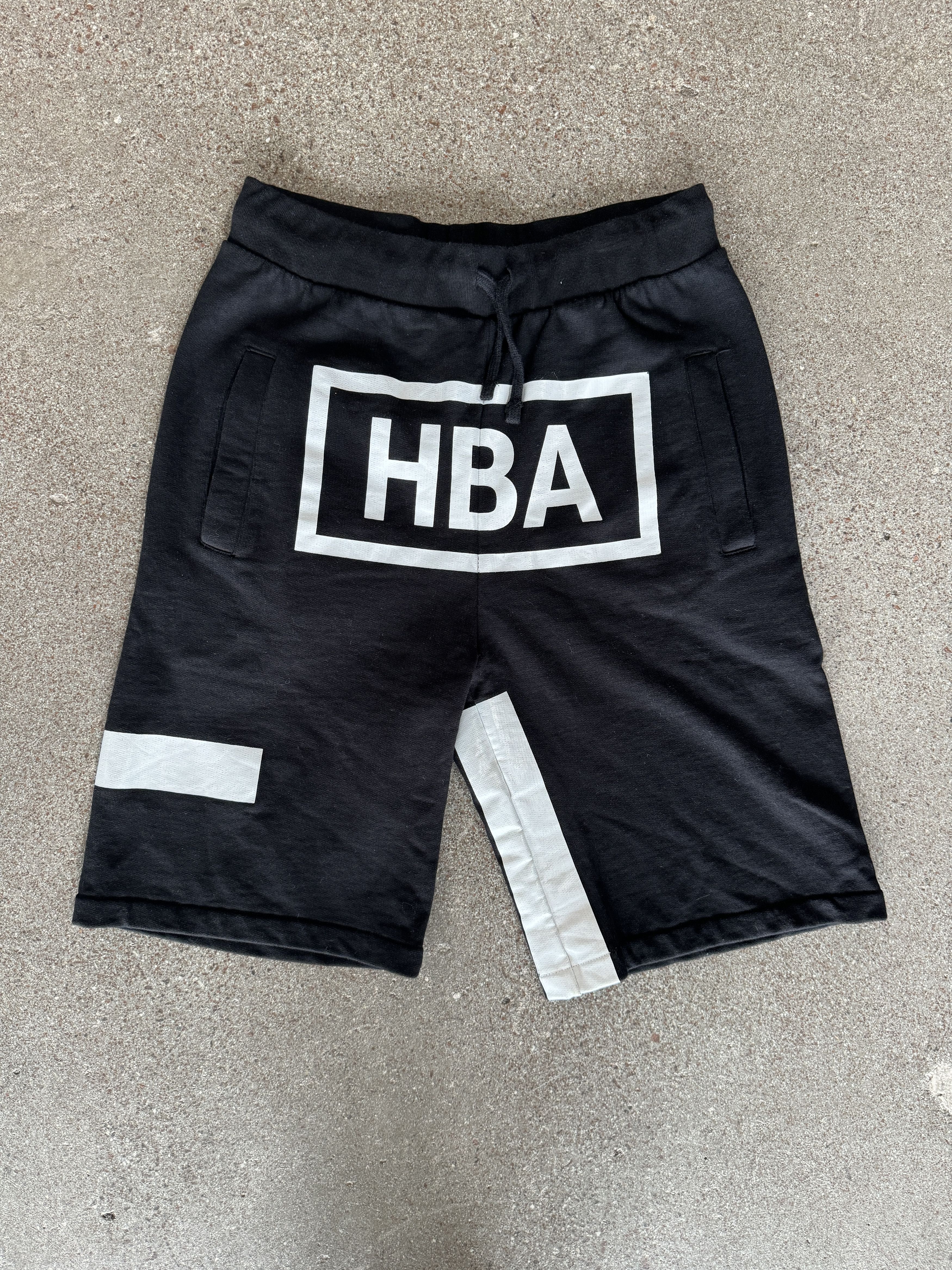 image of Hood By Air HBA Hood Logo Shorts in Black, Men's (Size 30)