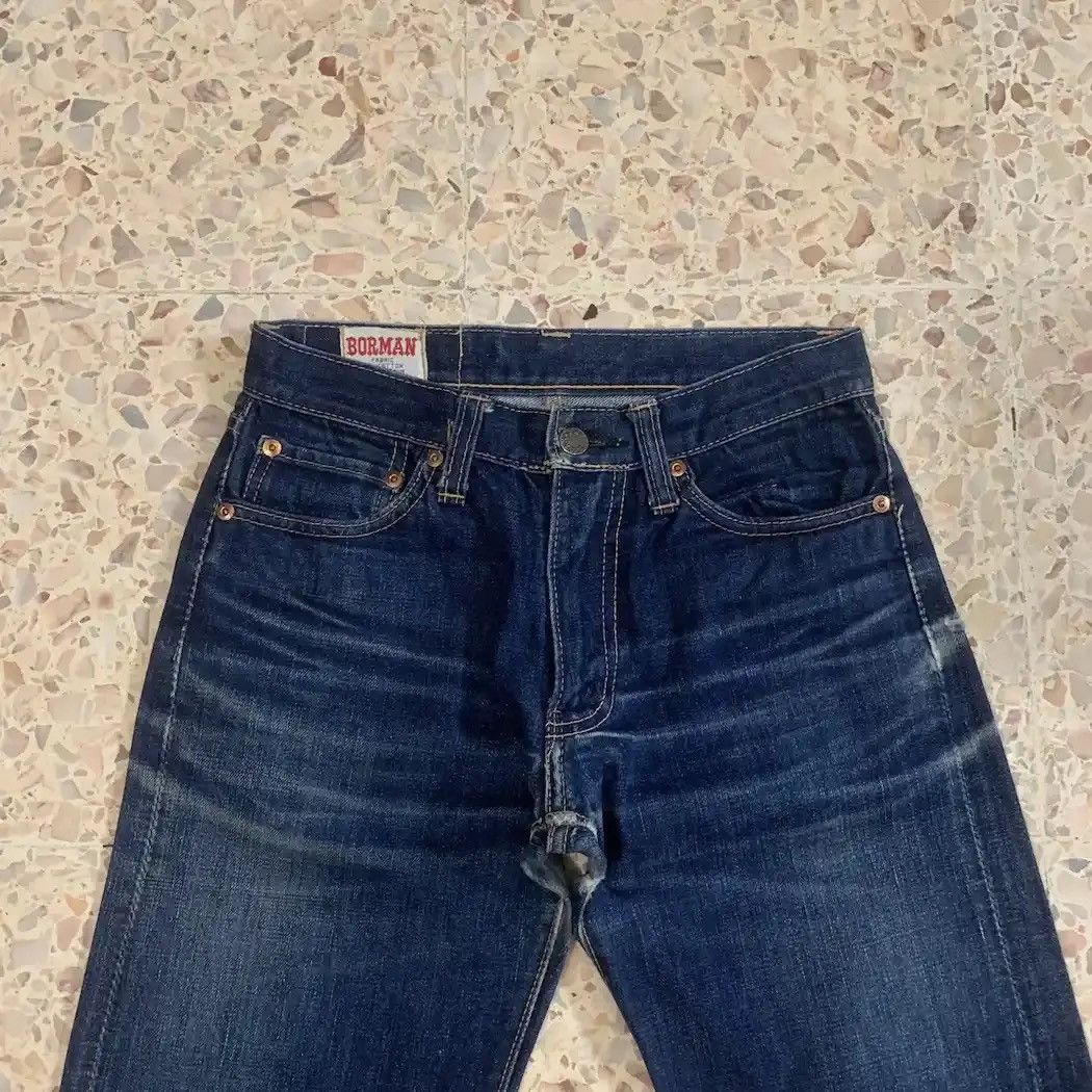 PPFM × The Smiths FLARE 💥 Vintage BORMAN Jeans Bootcut Trousers Denim Pants Size US 26 / EU 42 - 4 Thumbnail
