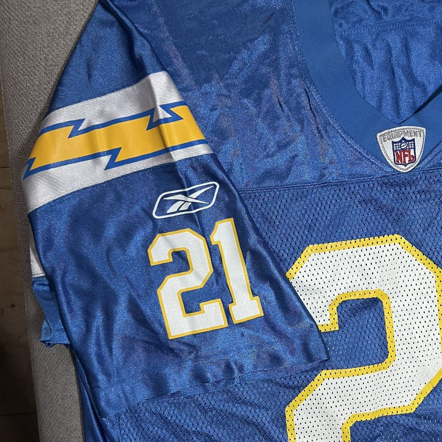 Reebok LaDainian Tomlinson #21 Jersey XL San Diego Chargers Reebok Size US XL / EU 56 / 4 - 7 Thumbnail