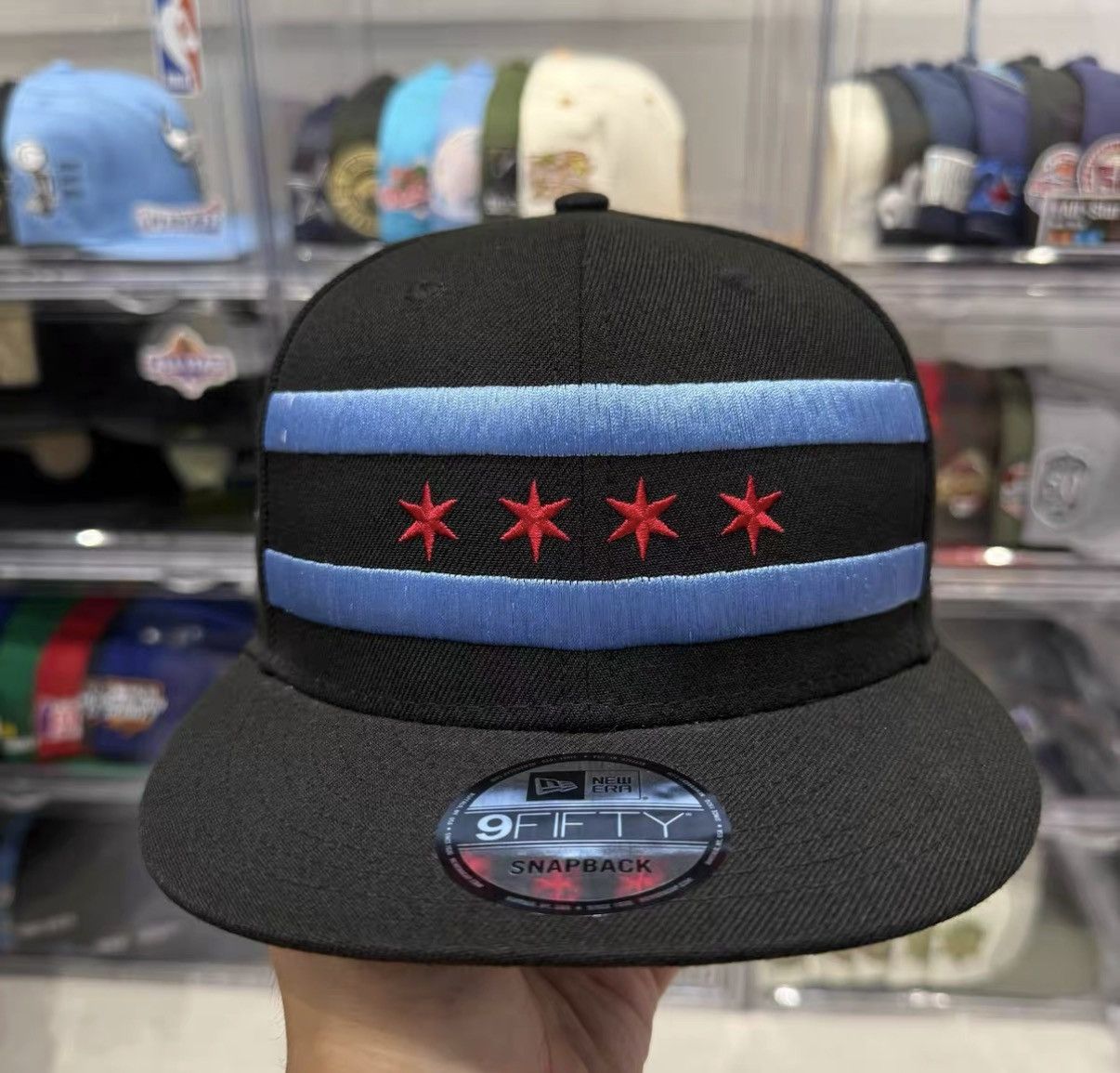 New Era New Era NBA Chicago Bulls Flat Brim Baseball Cap J32 Size ONE SIZE - 2 Thumbnail