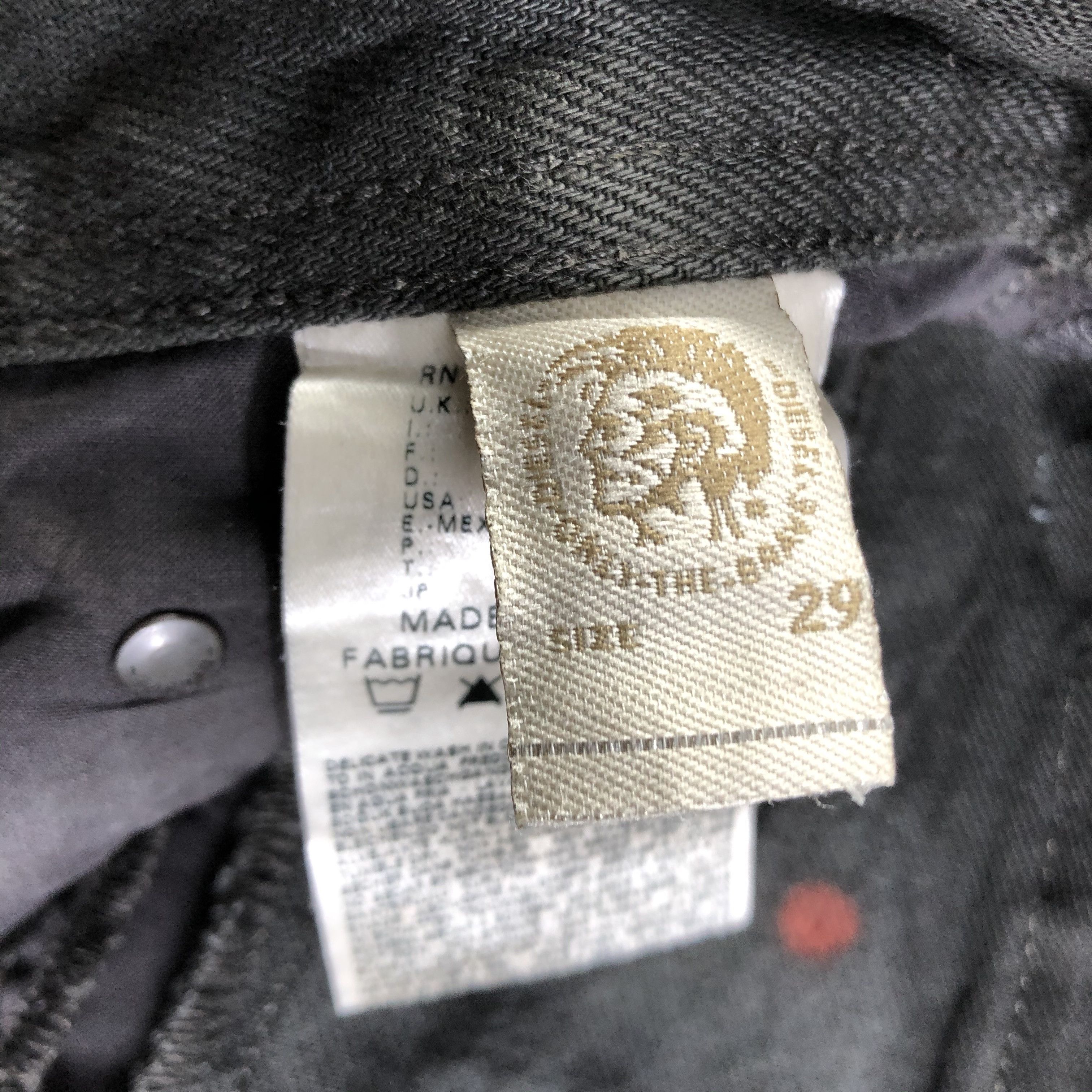 Diesel Diesel Jeans Faded Gray Denim KJ2933 Size US 29 - 11 Thumbnail