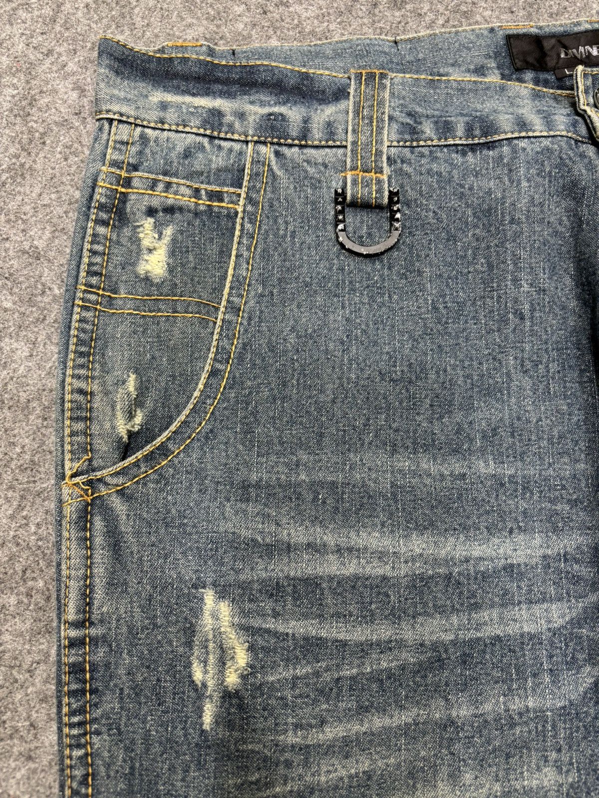 Japanese Brand DIVINER Japan Distressed Carpenter Denim F689 Size US 34 / EU 50 - 9 Thumbnail