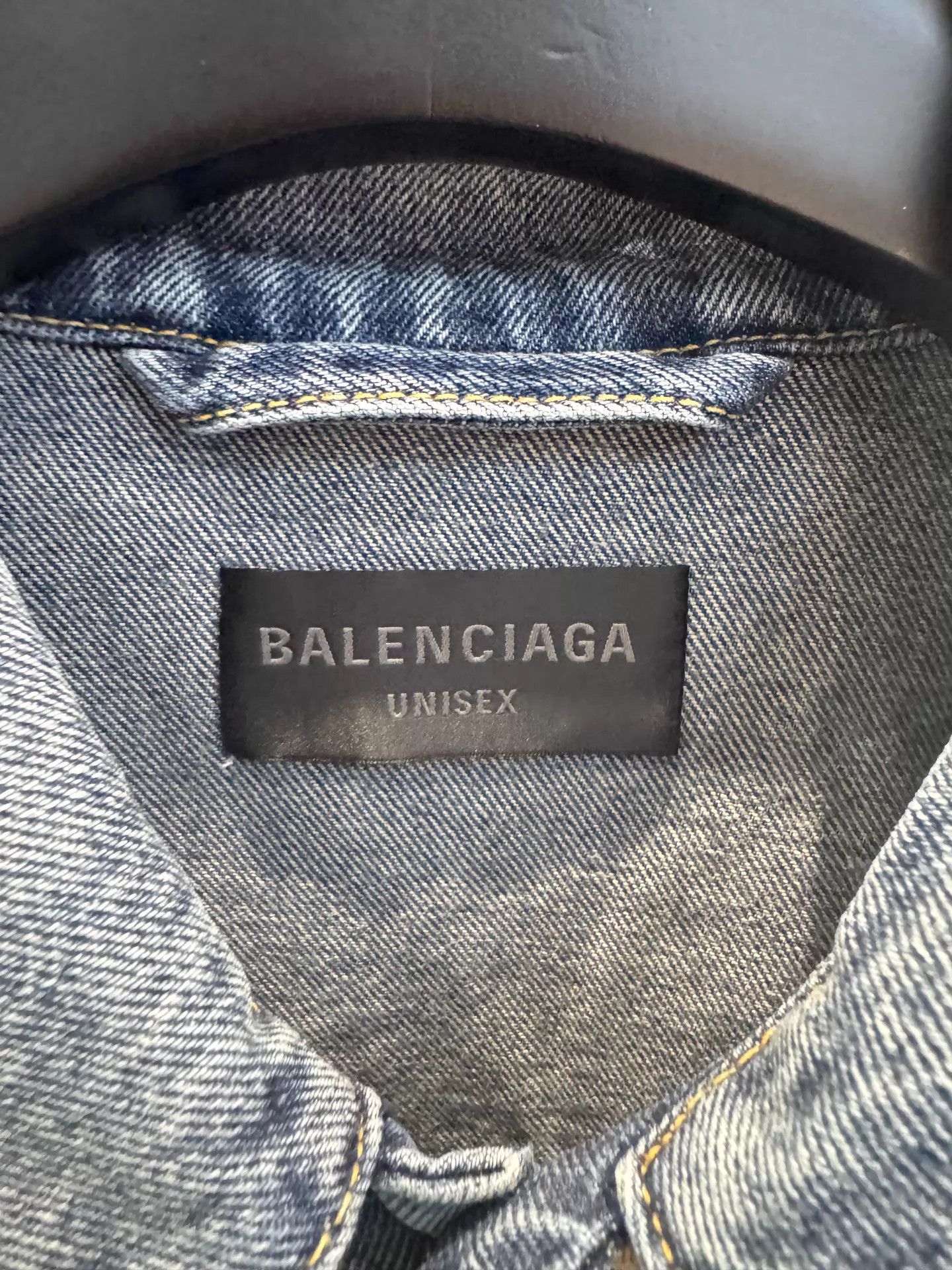 Balenciaga Balenciaga All Over Logo Vintage Wash Denim XS Unisex Size XS / US 0-2 / IT 36-38 - 2 Thumbnail