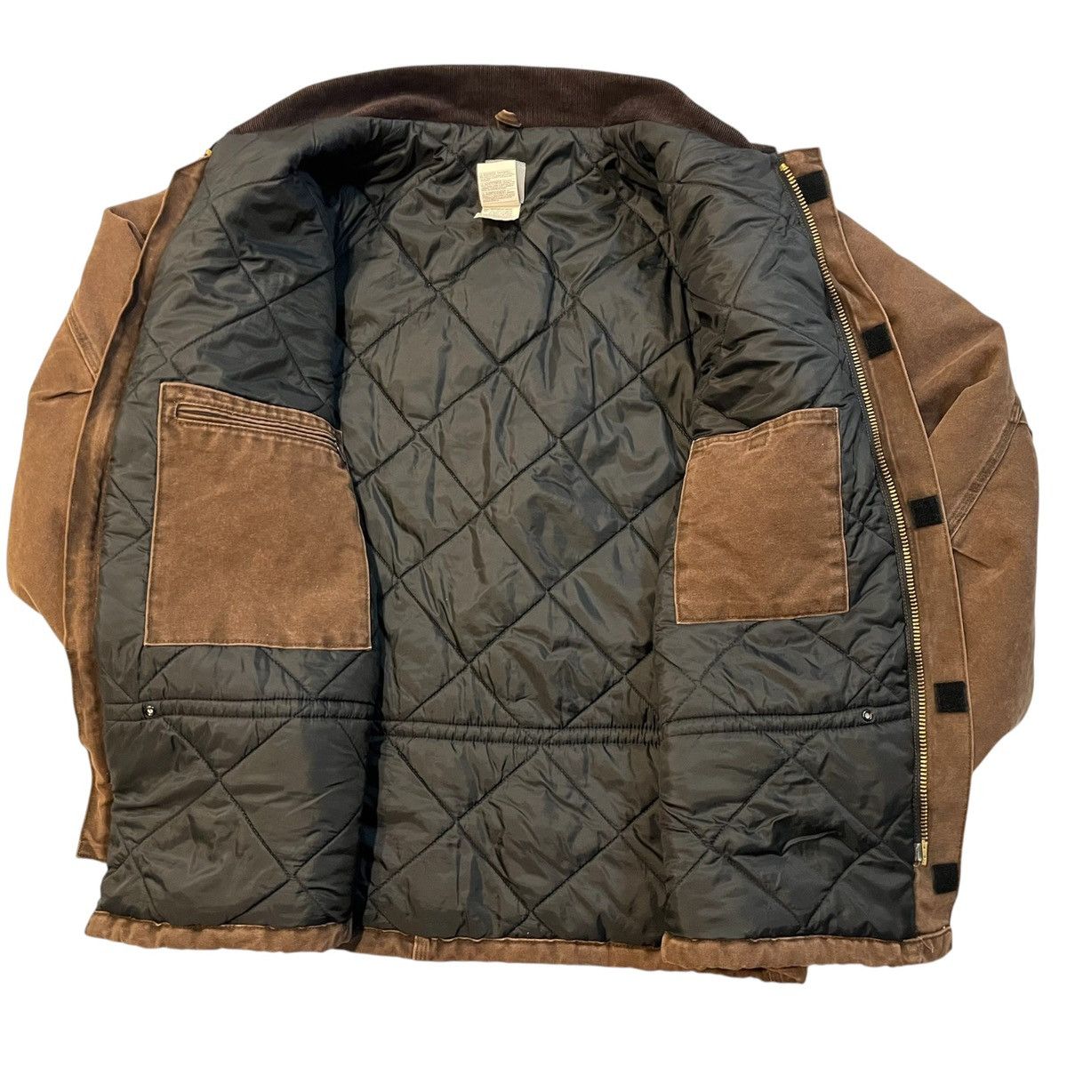 Carhartt Vintage Carhartt C26 Sandstone Duck Arctic Quilted Coat 2XL Size US XXL / EU 58 / 5 - 3 Thumbnail