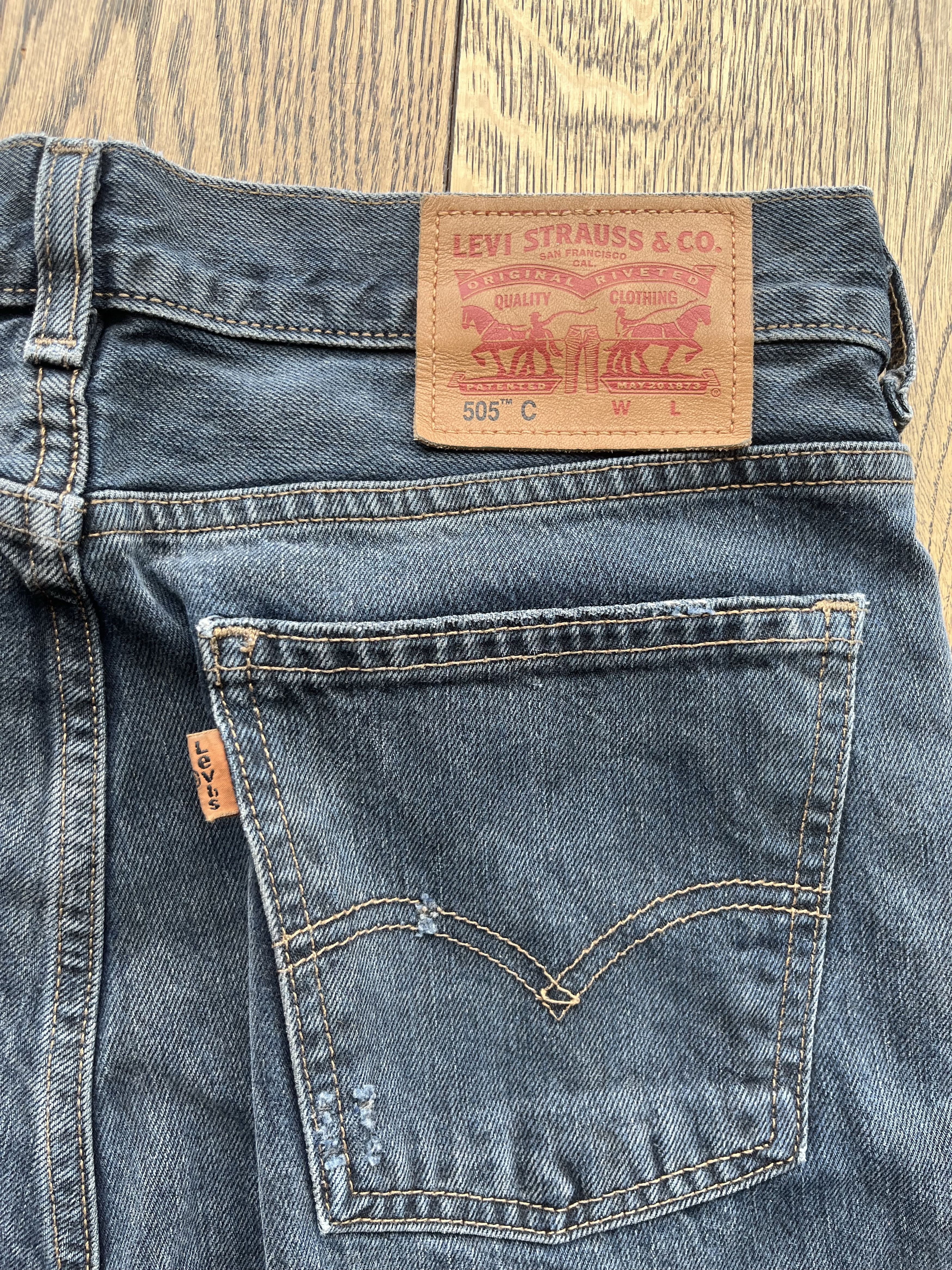 Levi's Vintage 1970's Levi's 505 Orange Tab Straight Jeans Size W29 Size 28" / US 6 / IT 42 - 2 Thumbnail