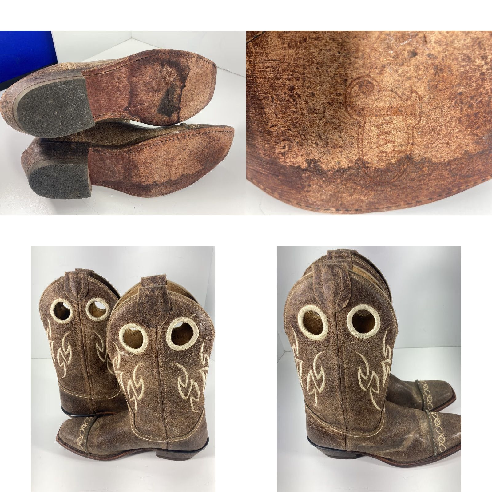 Justin Boots Justin Bent Rail Boots Women Size Brown Suede Leather Square Toe BRL628 Western Size US 9 / IT 39 - 9 Thumbnail