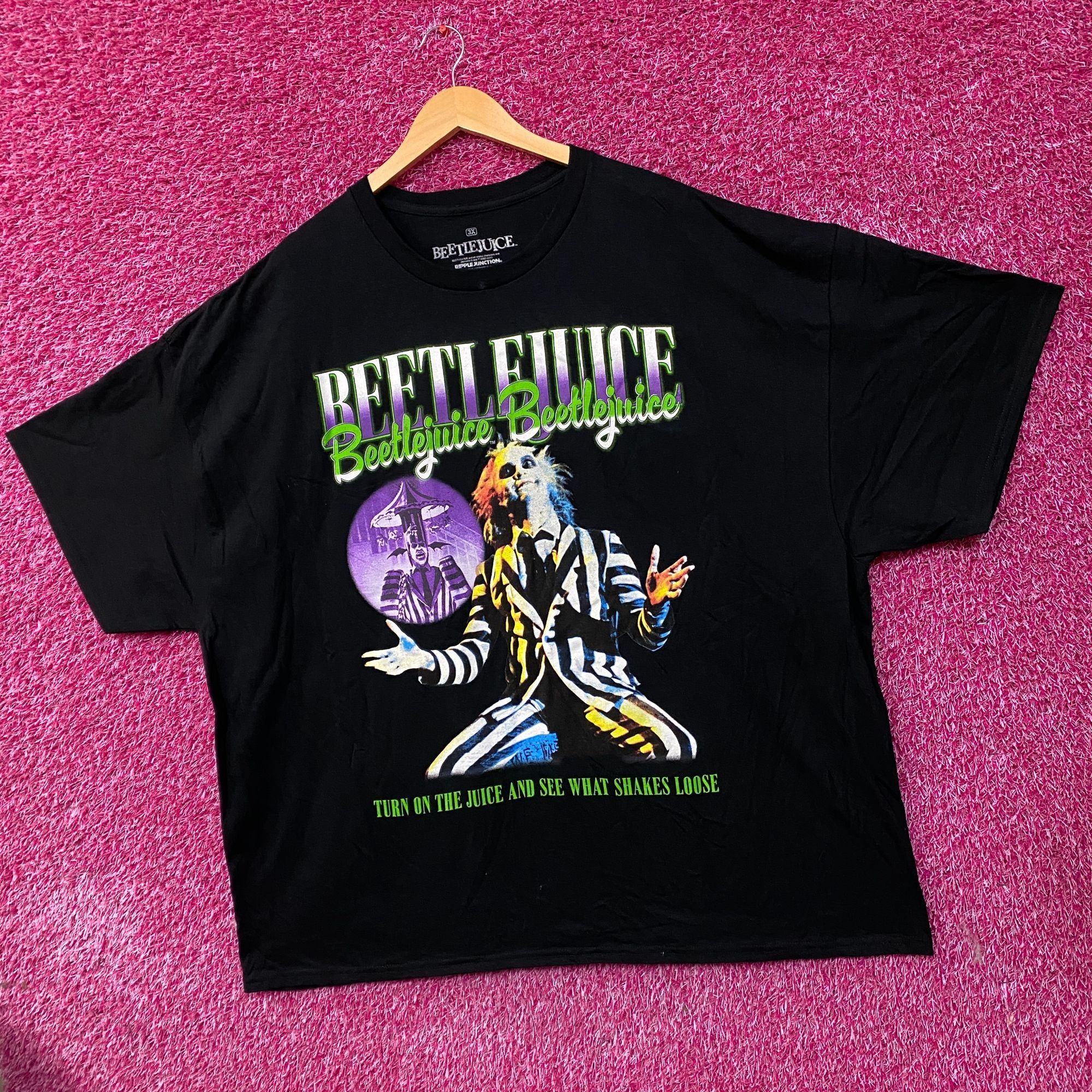 Ripple Junction Beetlejuice Triple B Name Classic Movie Graphic Tee 3XL Size US XXL / EU 58 / 5 - 3 Thumbnail