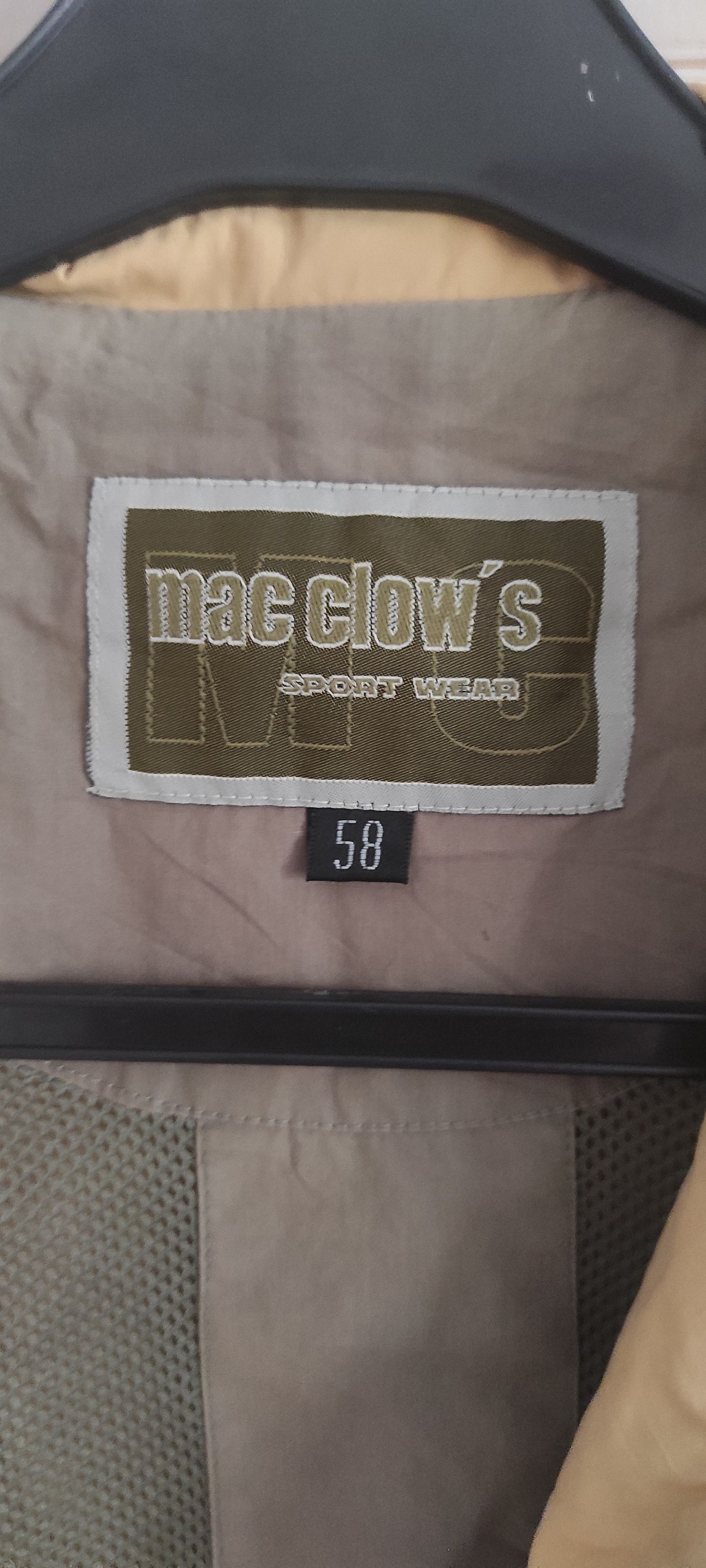 Vintage Mac Clow's men's sport Wear Jacket Size 58 Made in Spain Size US XXL / EU 58 / 5 - 14 Thumbnail