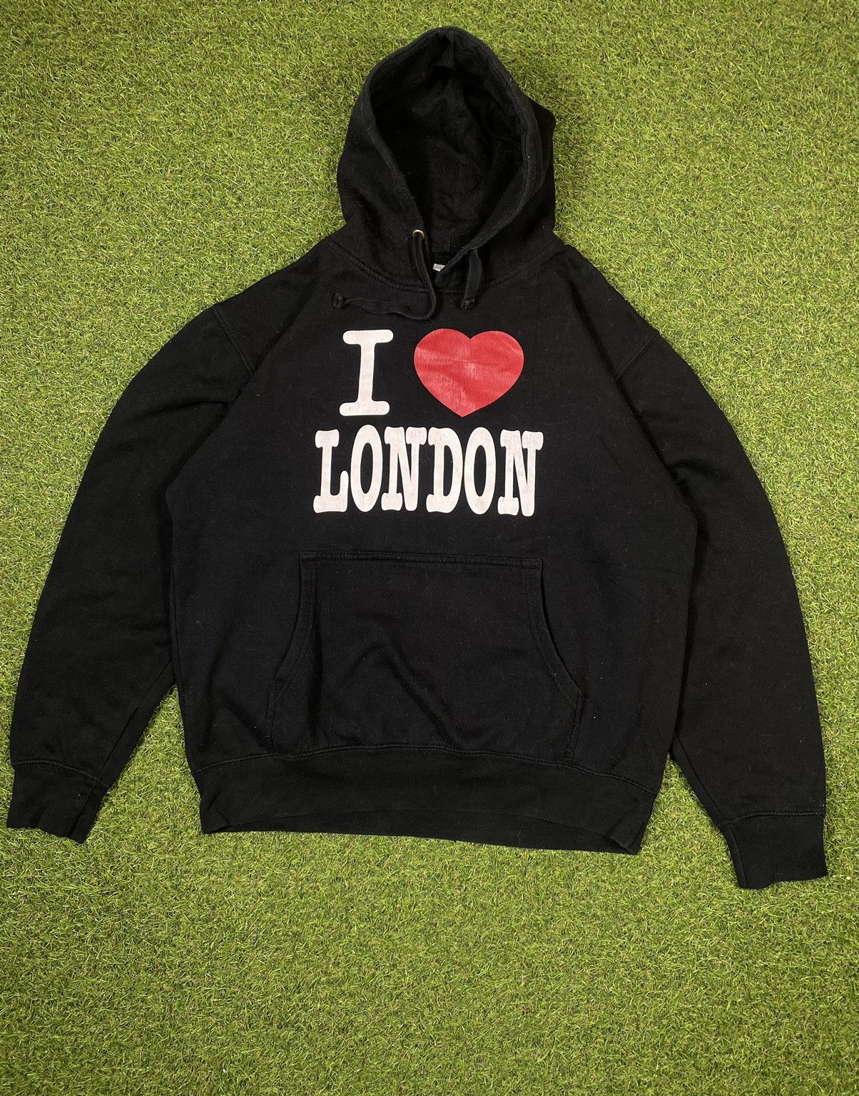 I Love NY Vintage Y2K I Love London hoodie black big logo style size L Size US L / EU 52-54 / 3 - 1 Thumbnail