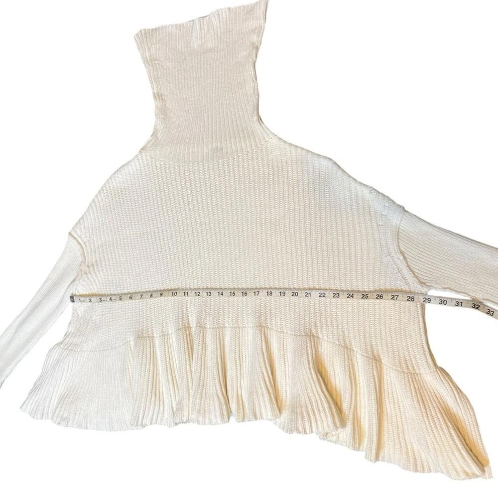 Free People Free People cream layered cake cowl neck ribbed oversized Size XS / US 0-2 / IT 36-38 - 9 Thumbnail