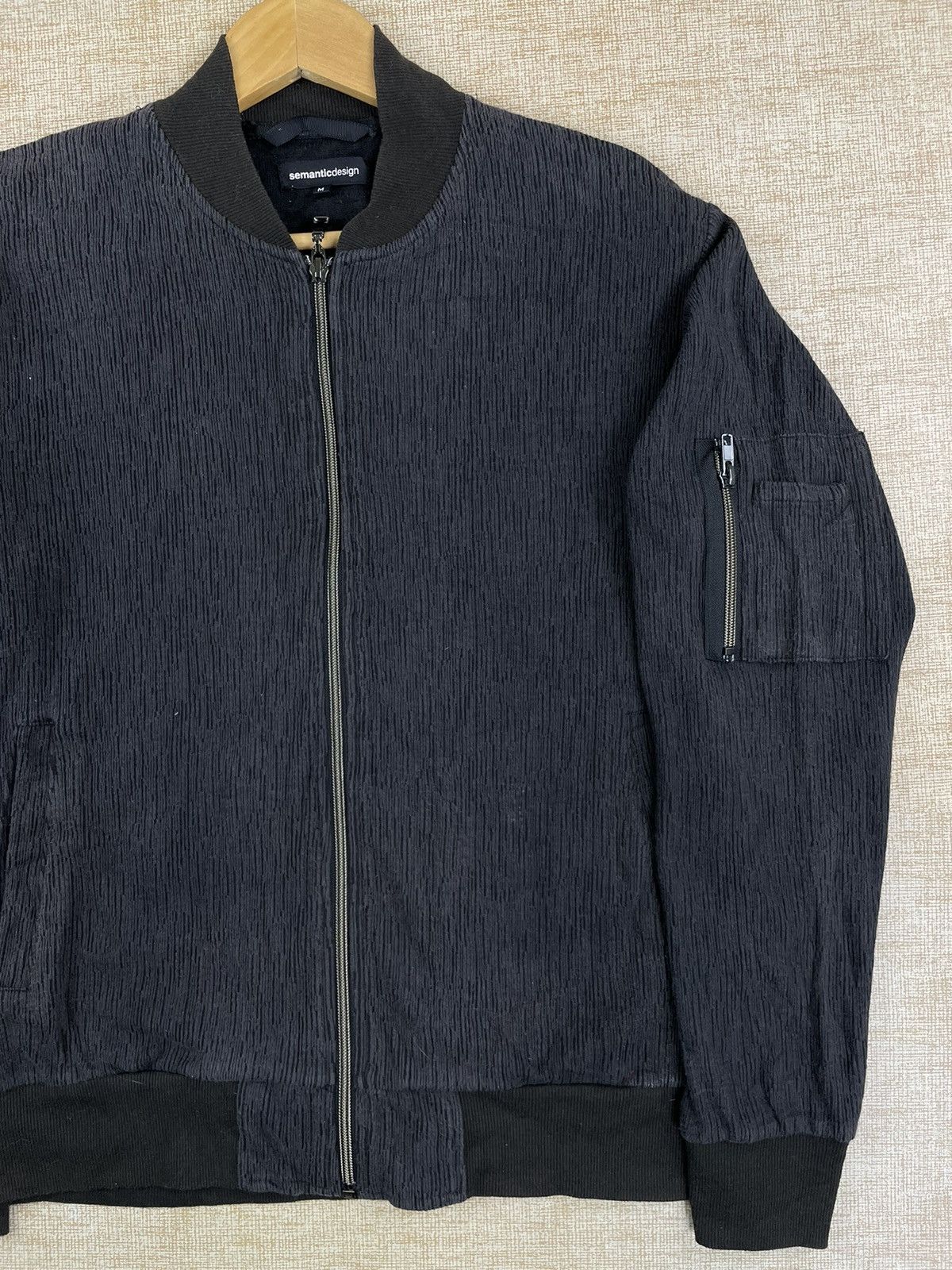 Japanese Brand × Vintage × semanticdesign Vintage Semantic Design Japanese Brand Bomber Style Jacket Size US M / EU 48-50 / 2 - 4 Thumbnail