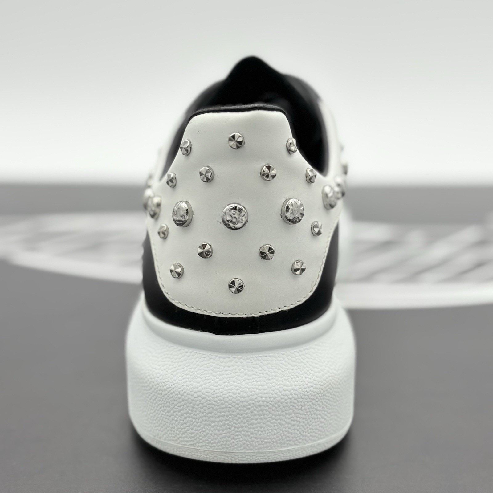 Alexander McQueen Alexander McQueen Studded Oversized ' White Black ' | CLEAN! Size US 10.5 / EU 43-44 - 9 Thumbnail