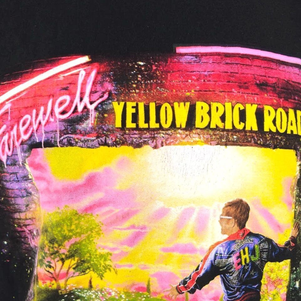 Vintage Elton John T Shirt Mens Size Small Black 2019 Farewell Yellow Brick Road Tour Vintage No Size US S / EU 44-46 / 1 - 3 Thumbnail