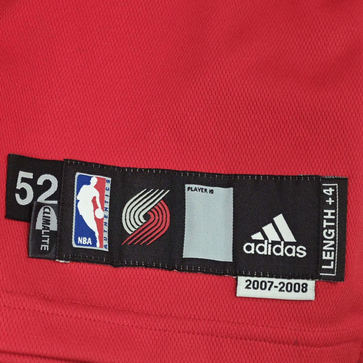 Adidas 2007-10 Adidas NBA Portland Trail Blazers Alternate Jersey Size US L / EU 52-54 / 3 - 4 Thumbnail