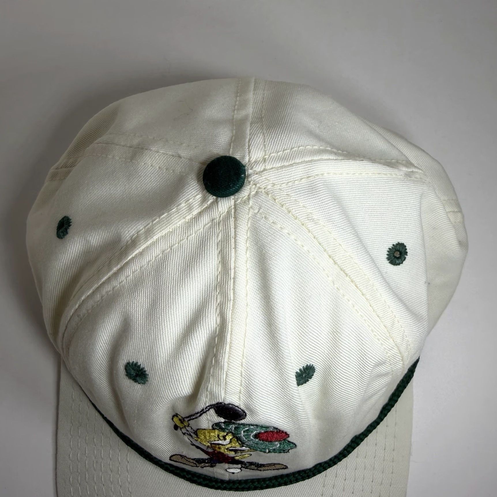 Acme Clothing VINTAGE ACME Tweety Bird Golf White Green Rope USA Snapback Hat Cap 90s Size ONE SIZE - 6 Thumbnail