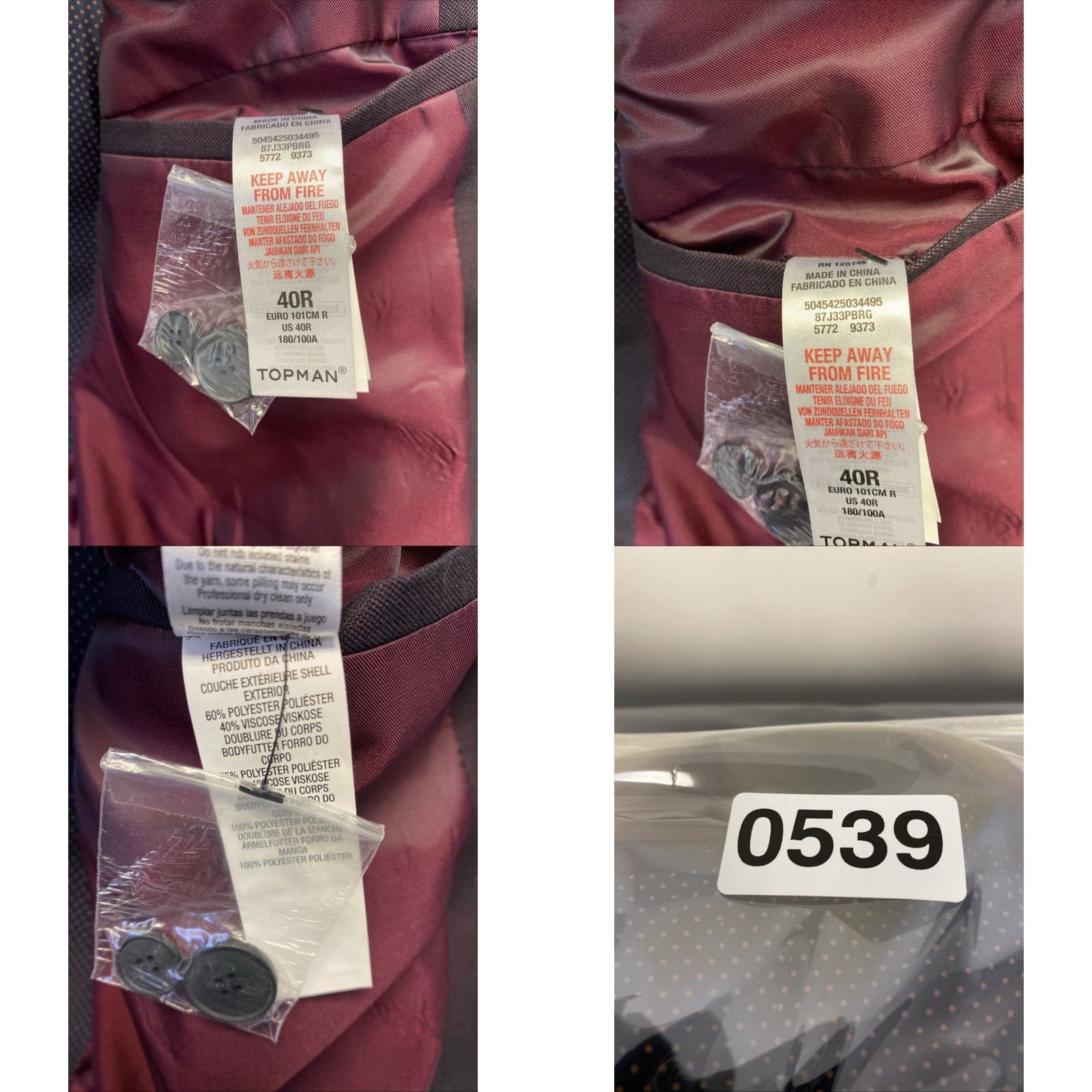Topman VINTAGE? No. Size US XXS / EU 40 - 10 Thumbnail