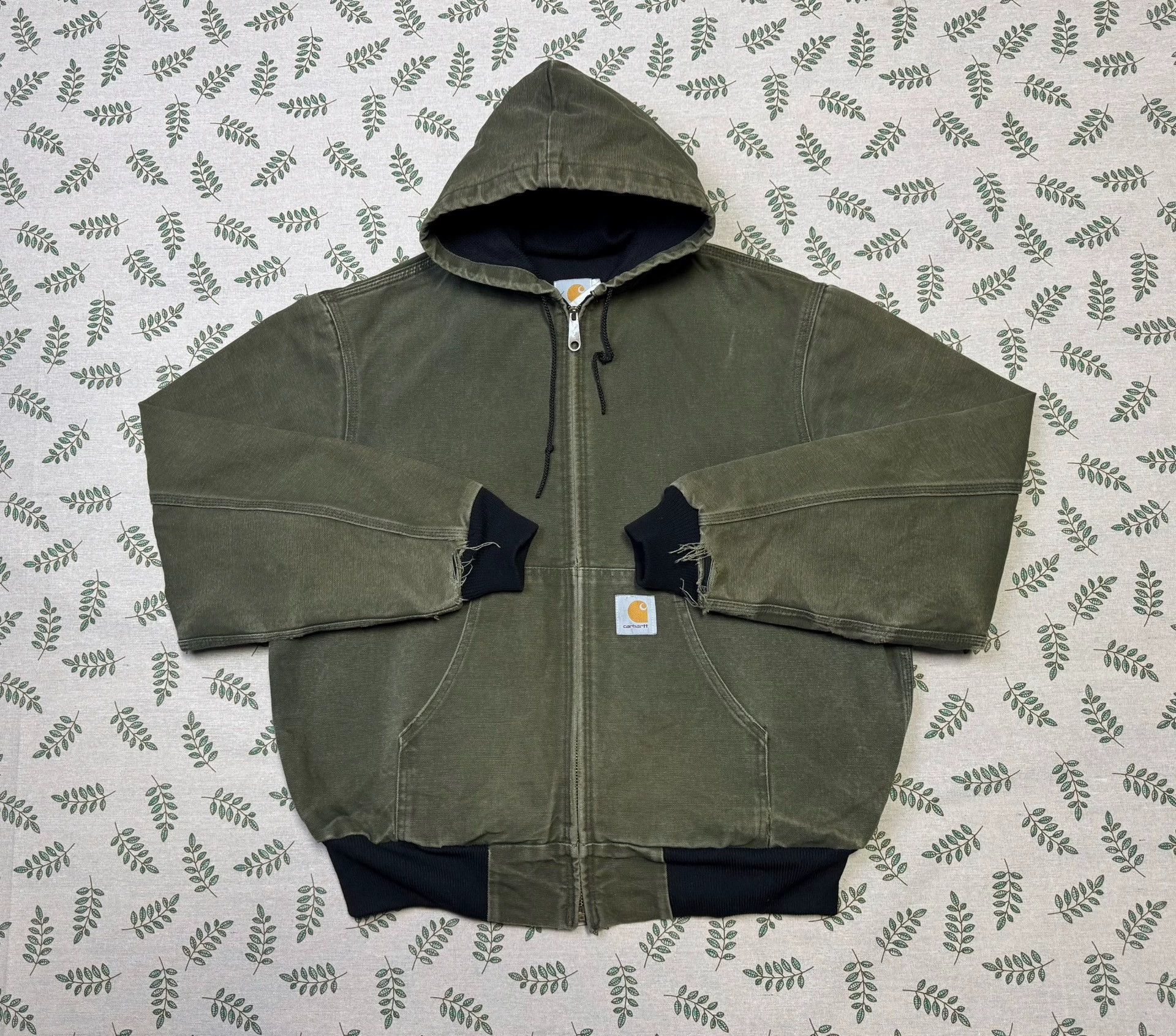Carhartt × Vintage Vintage Carhartt Hooded Jacket Duck Canvas 90s
