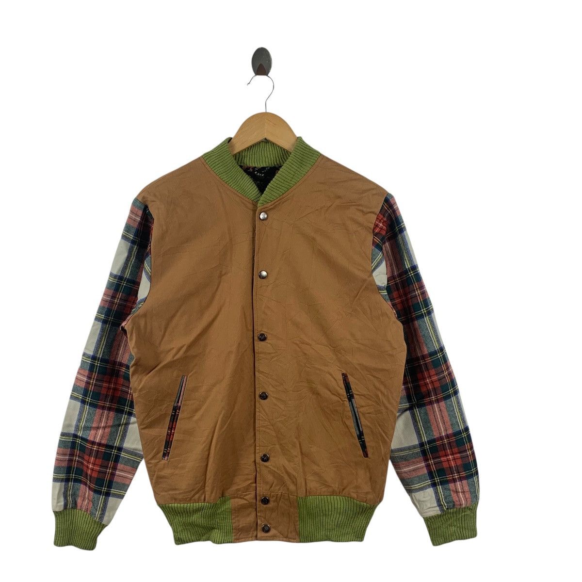Vintage HOUSE OF BILLIAM UK Floral Reversible Varsity Bomber Jacket Size M / US 6-8 / IT 42-44 - 3 Thumbnail