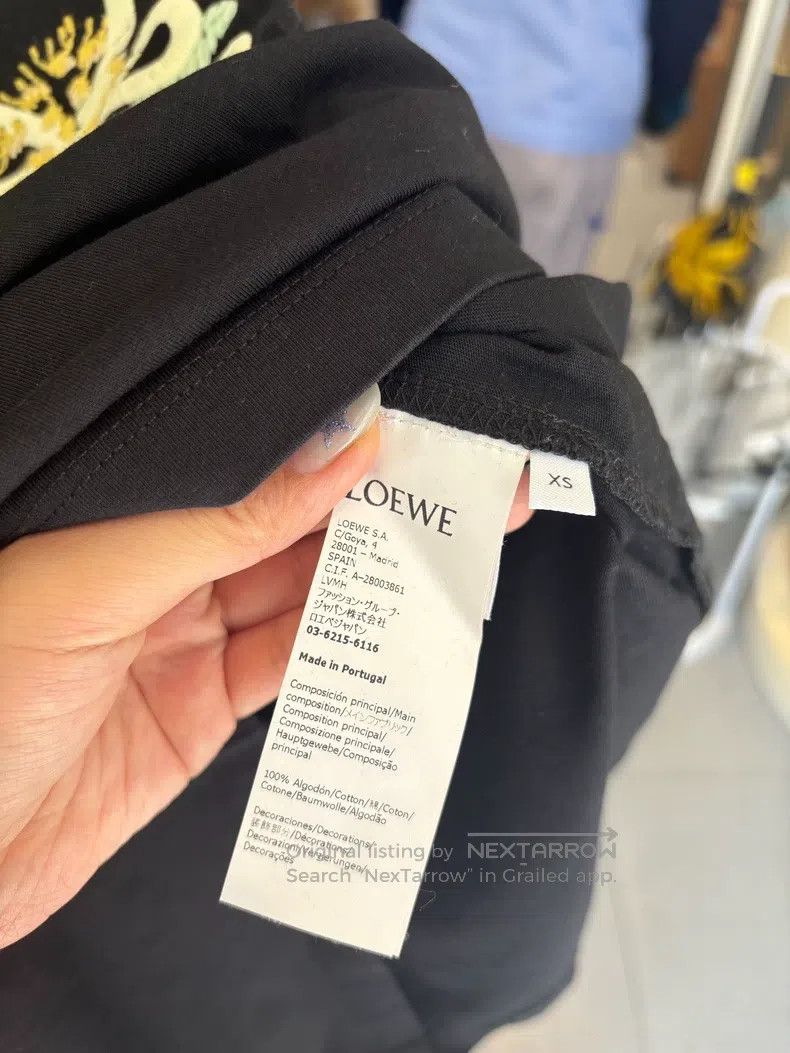 Loewe Loewe Green Gradient Embroidered Black Short Sleeve Size US XS / EU 42 / 0 - 5 Thumbnail