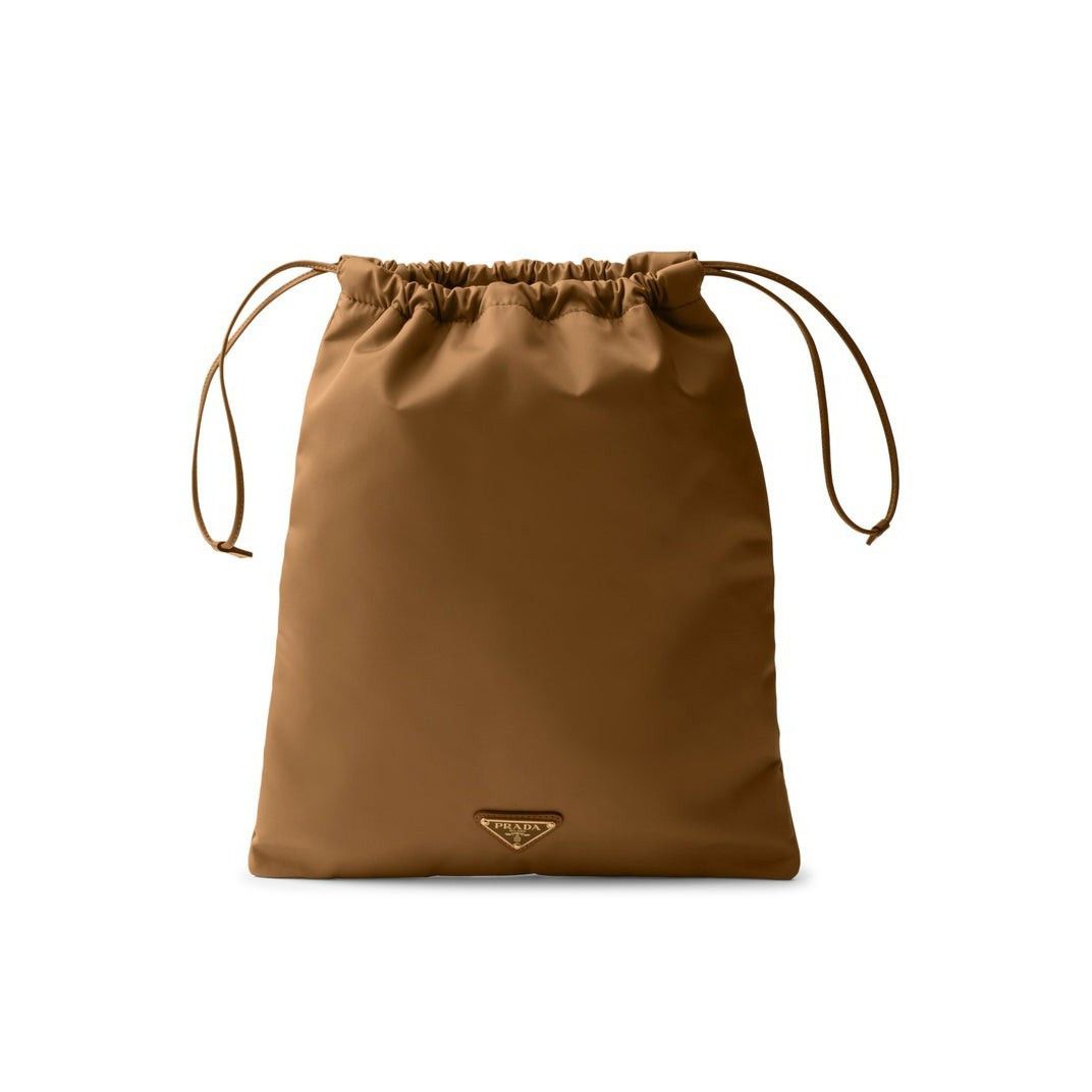 Prada PRADA Wish $775 Brandy Re-Nylon Pouch New & Authentic Size ONE SIZE - 1 Thumbnail