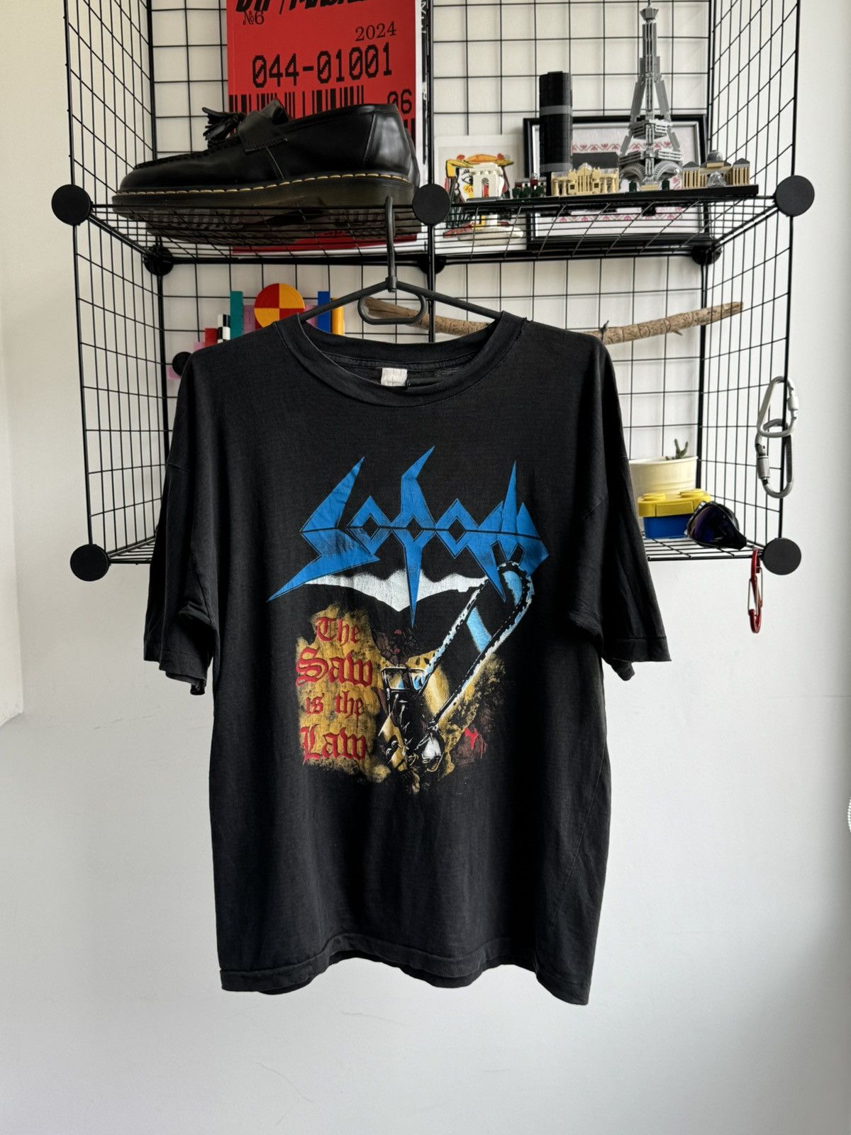 Band Tees Rare Vintage Sodom The Saw Is The Law Trashed T-shirt Size US L / EU 52-54 / 3 - 1 Thumbnail