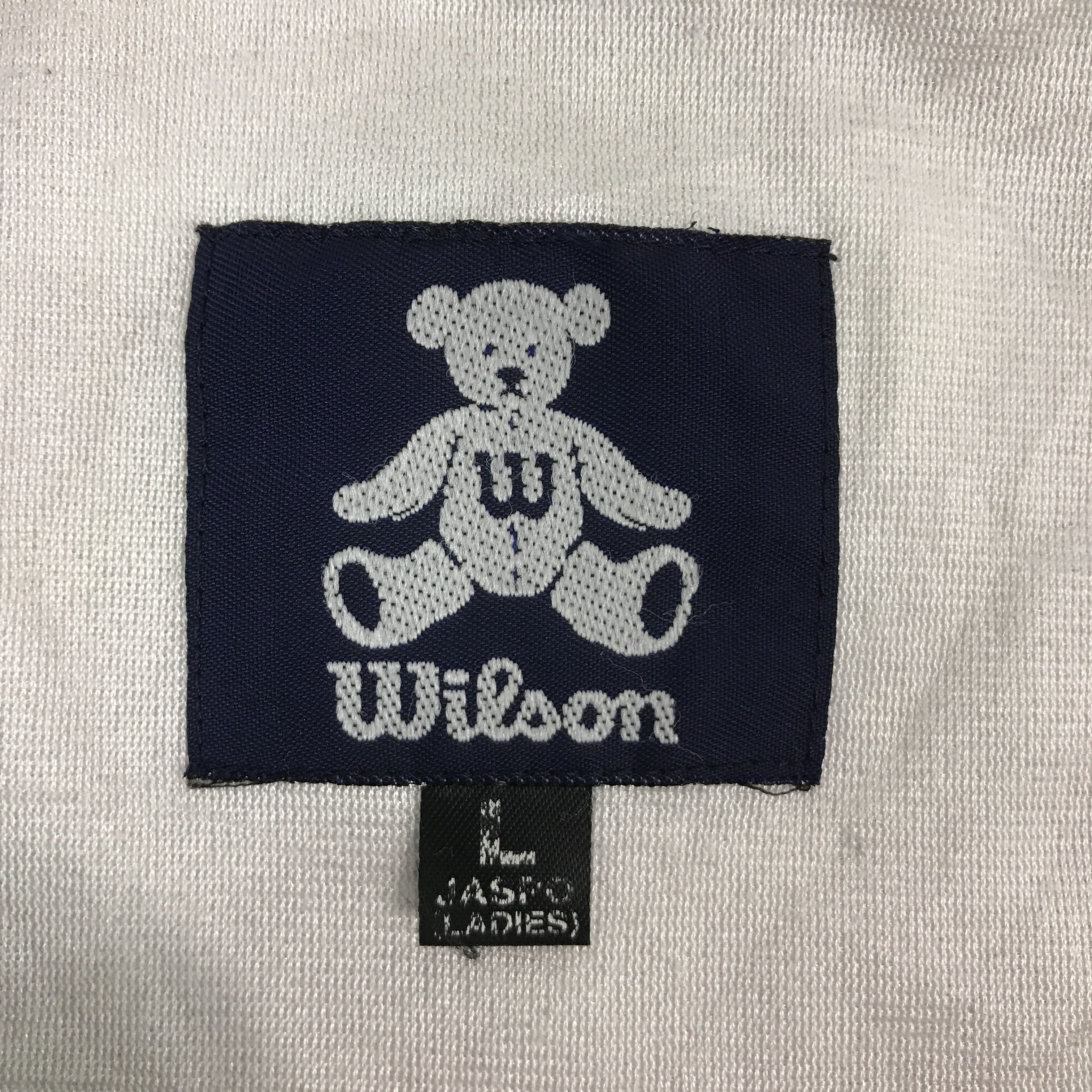 Vintage × Wilson wilson x bear windbreaker jacket Size US L / EU 52-54 / 3 - 10 Thumbnail